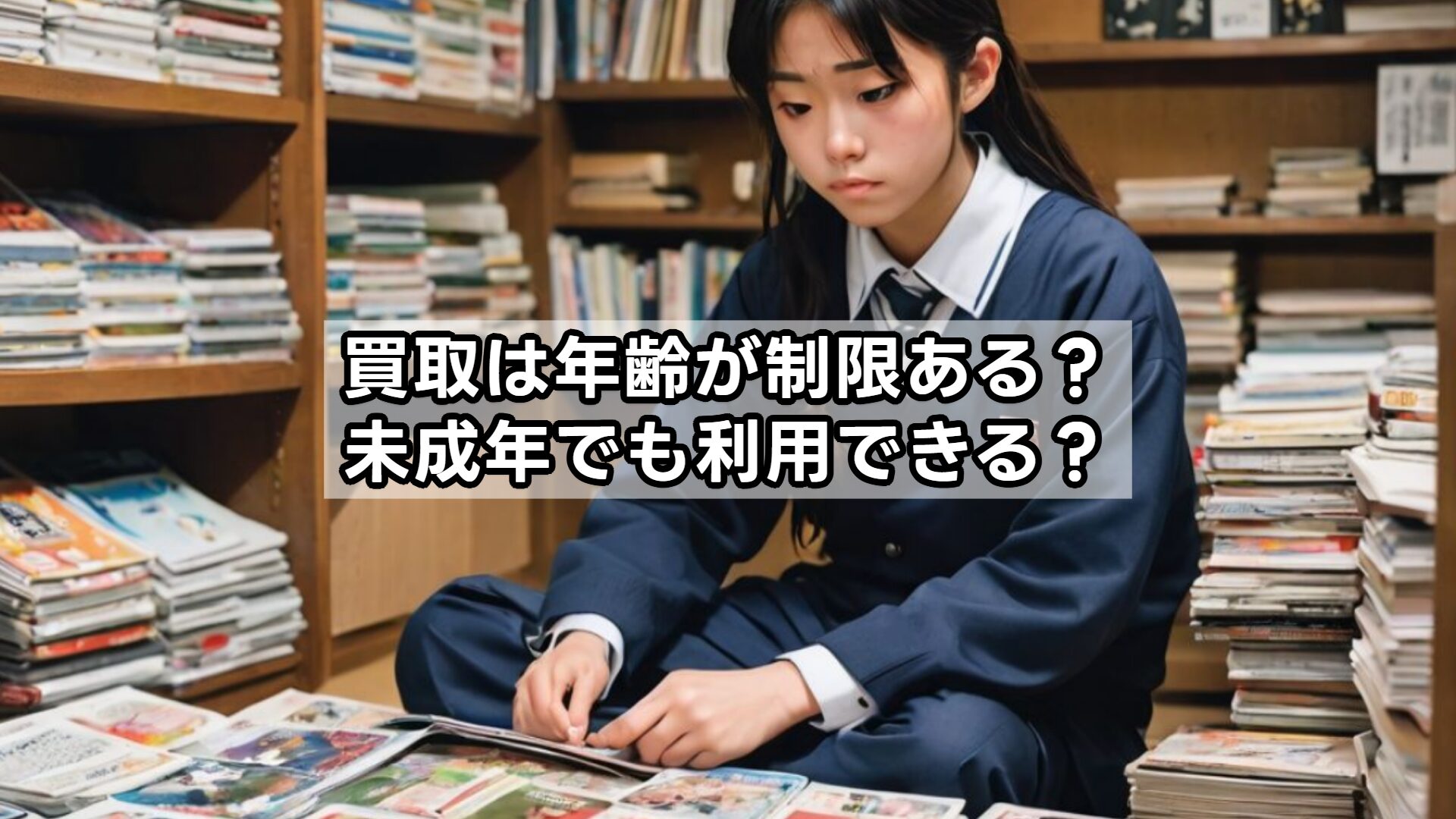 買取は年齢が制限ある？未成年でも利用できる？