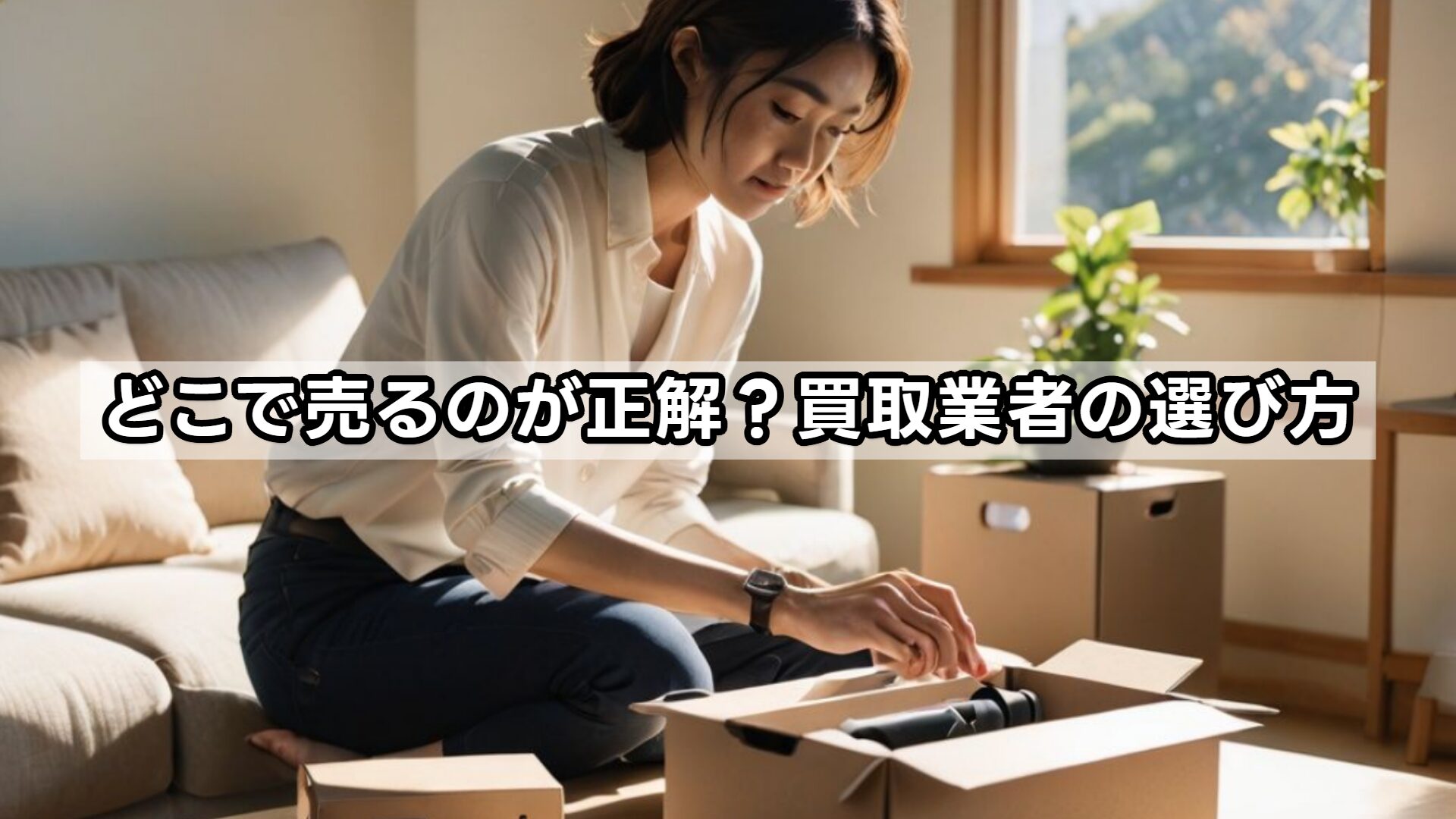 どこで売るのが正解？買取業者の選び方