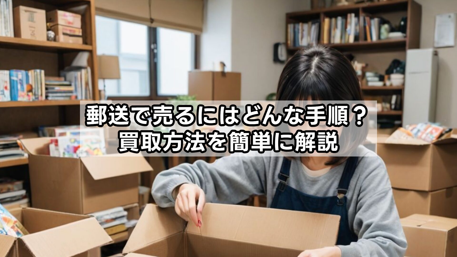 郵送で売るにはどんな手順？買取方法を簡単に解説