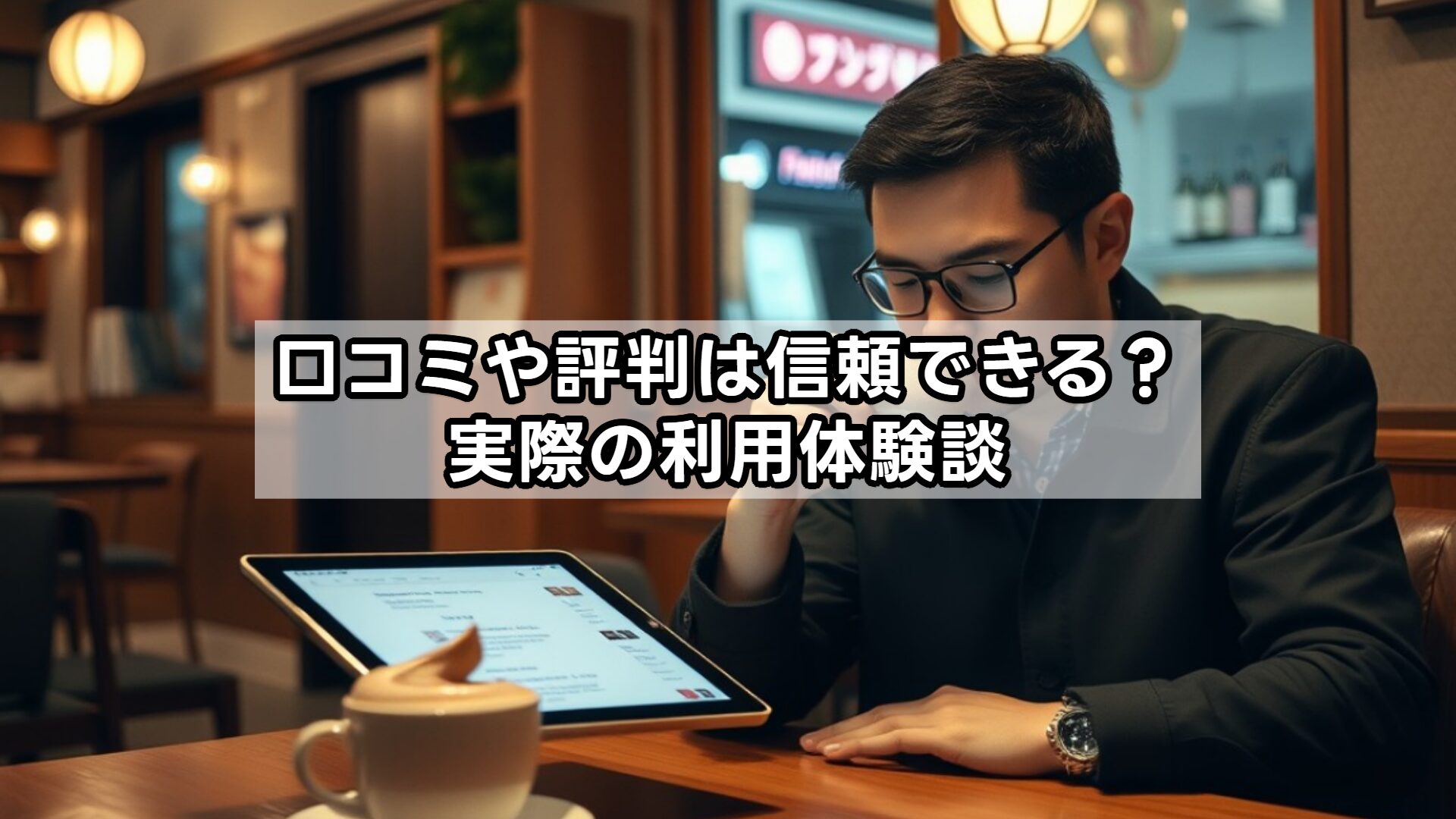 口コミや評判は信頼できる？実際の利用体験談