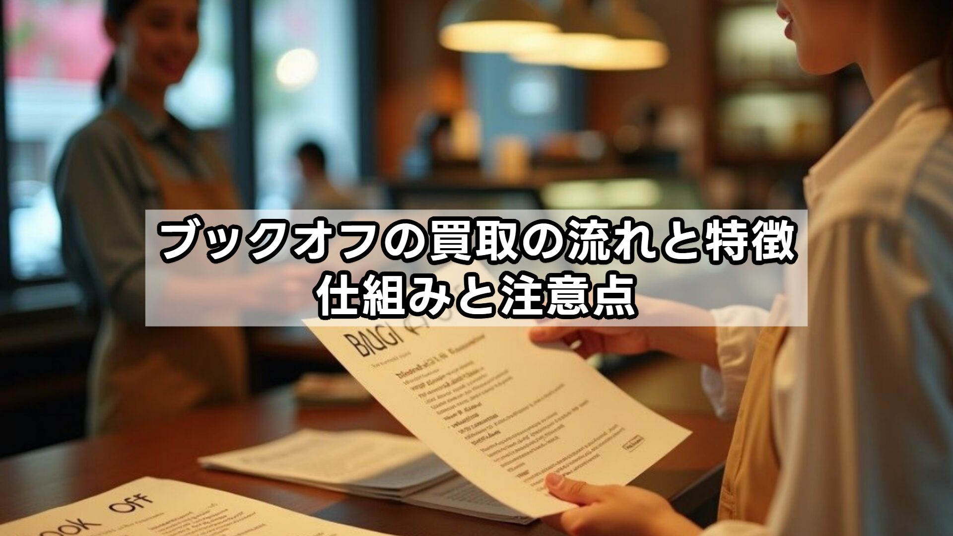 ブックオフの買取の流れと特徴、仕組みと注意点