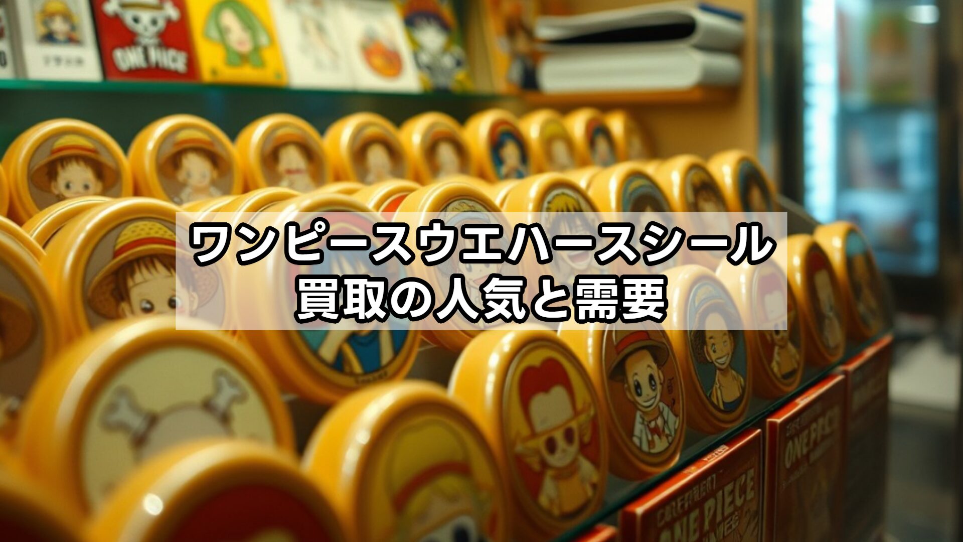 ワンピースウエハースシール買取の人気と需要