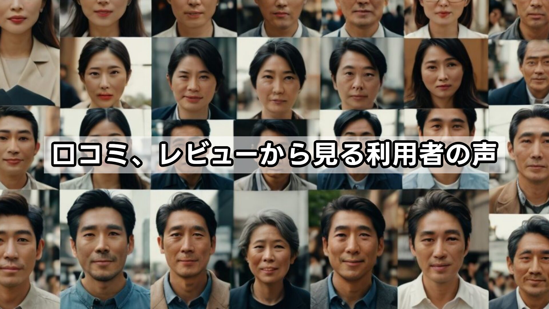 口コミ、レビューから見る利用者の声