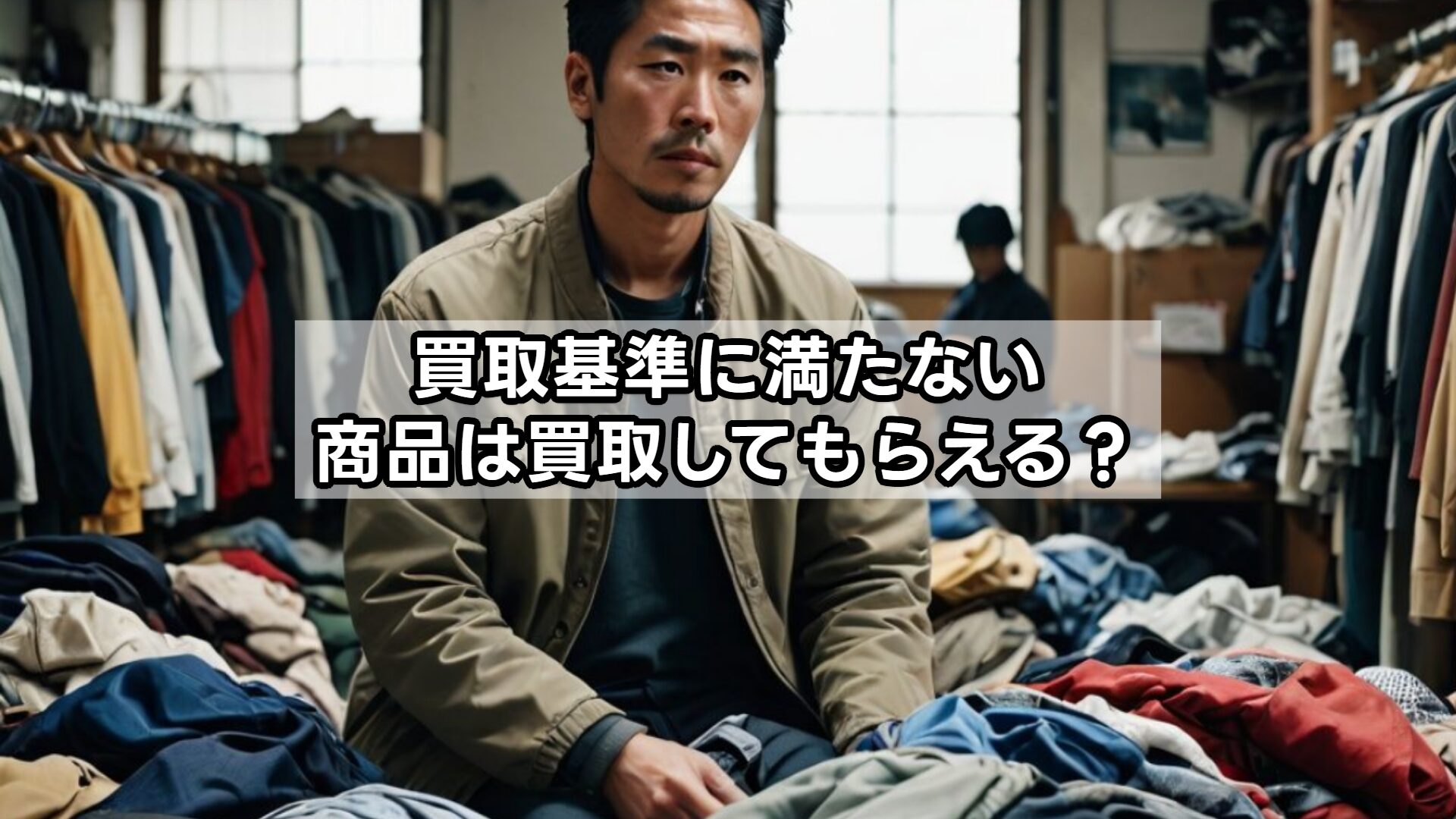 買取基準に満たない商品は買取してもらえる？