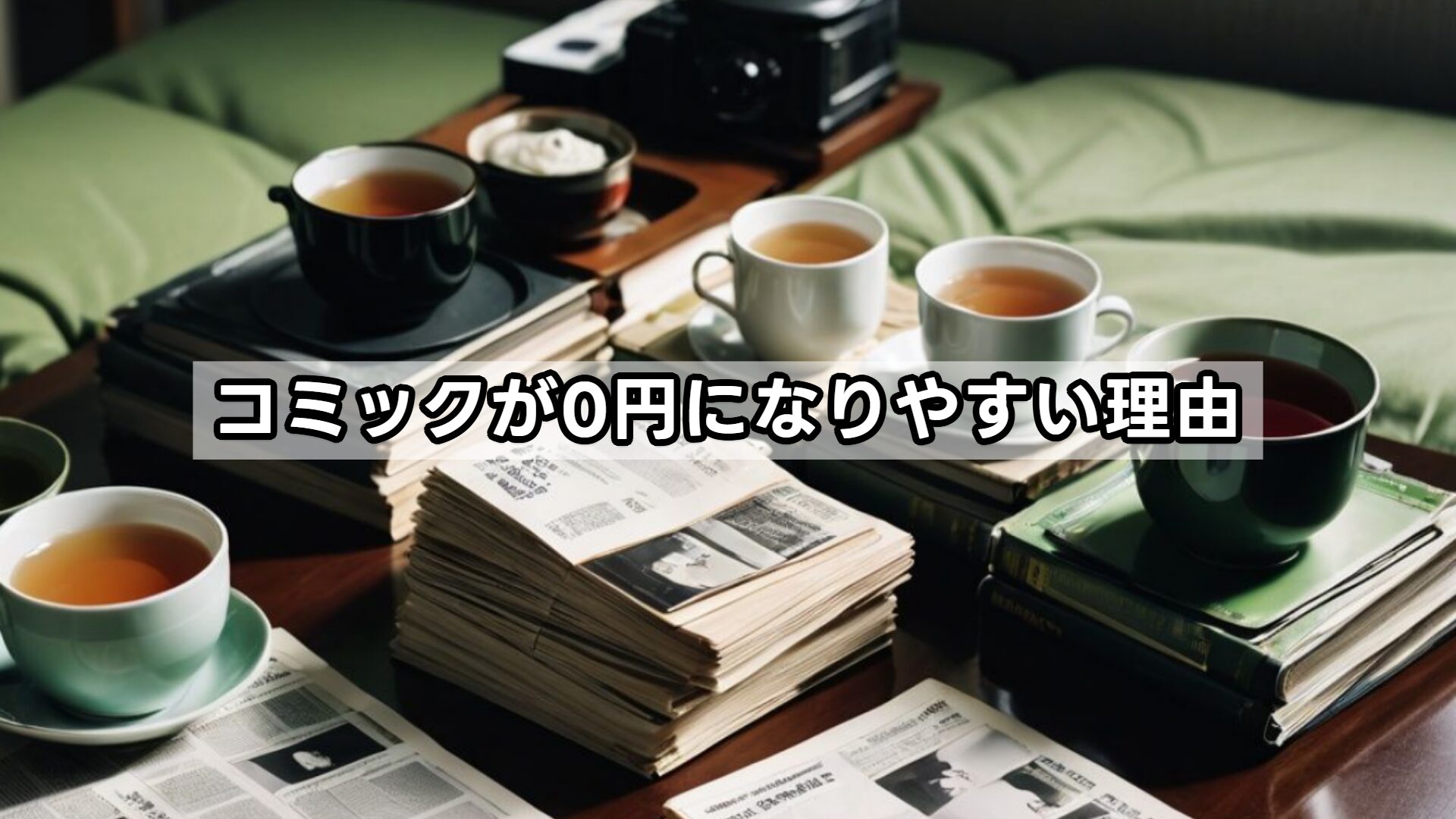 コミックが0円になりやすい理由
