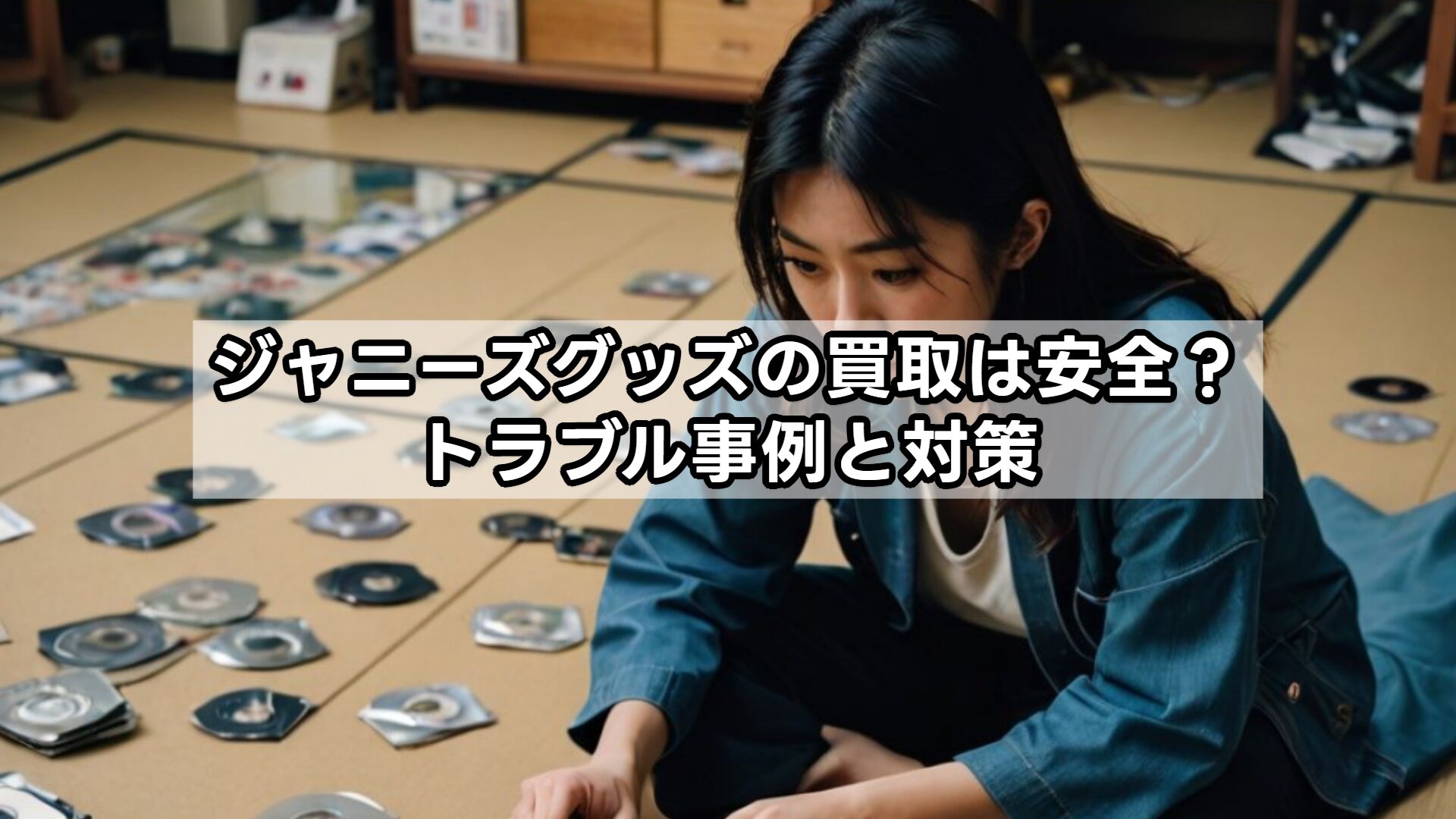 ジャニーズグッズの買取は安全？トラブル事例と対策