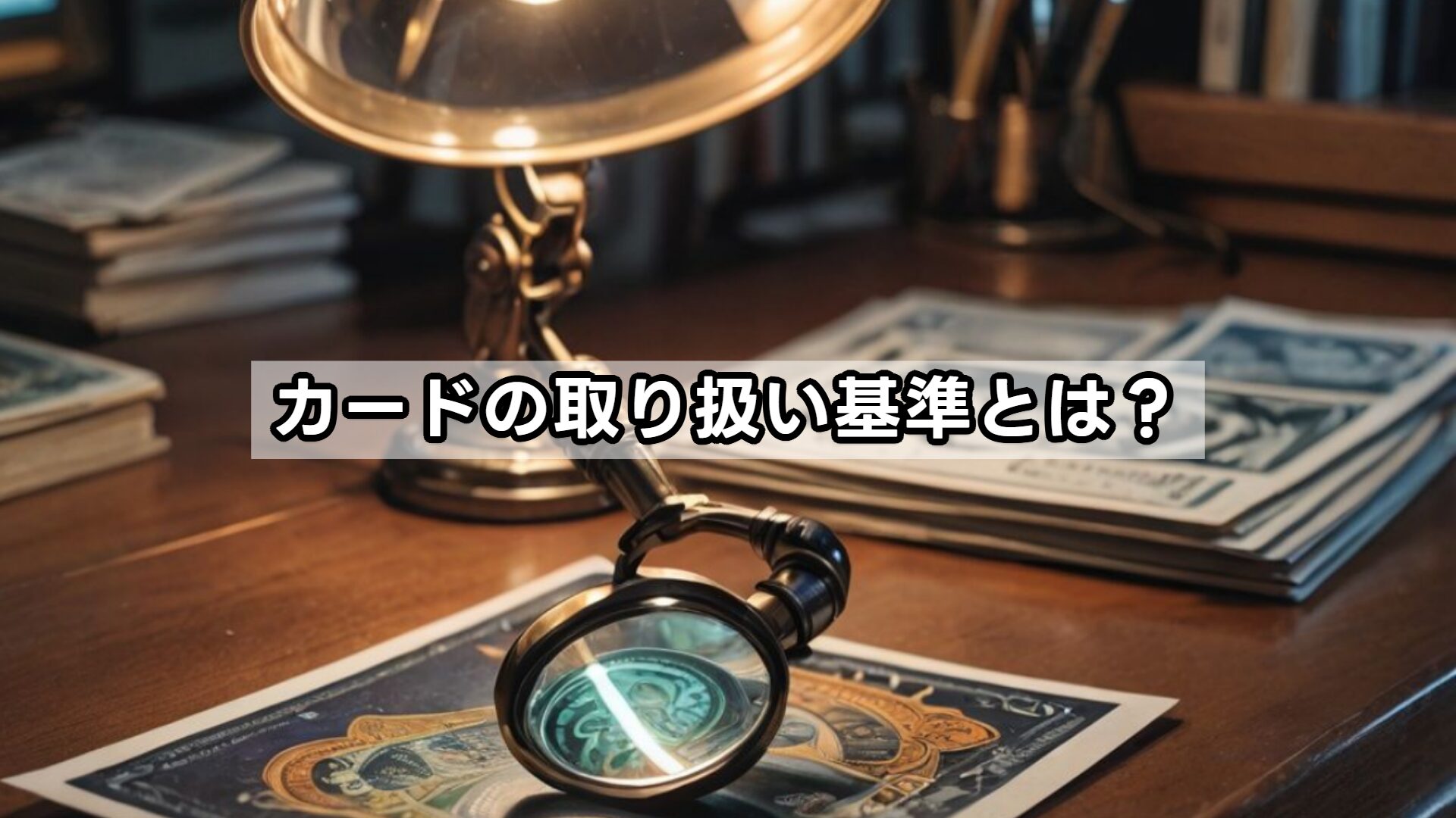カードの取り扱い基準とは？