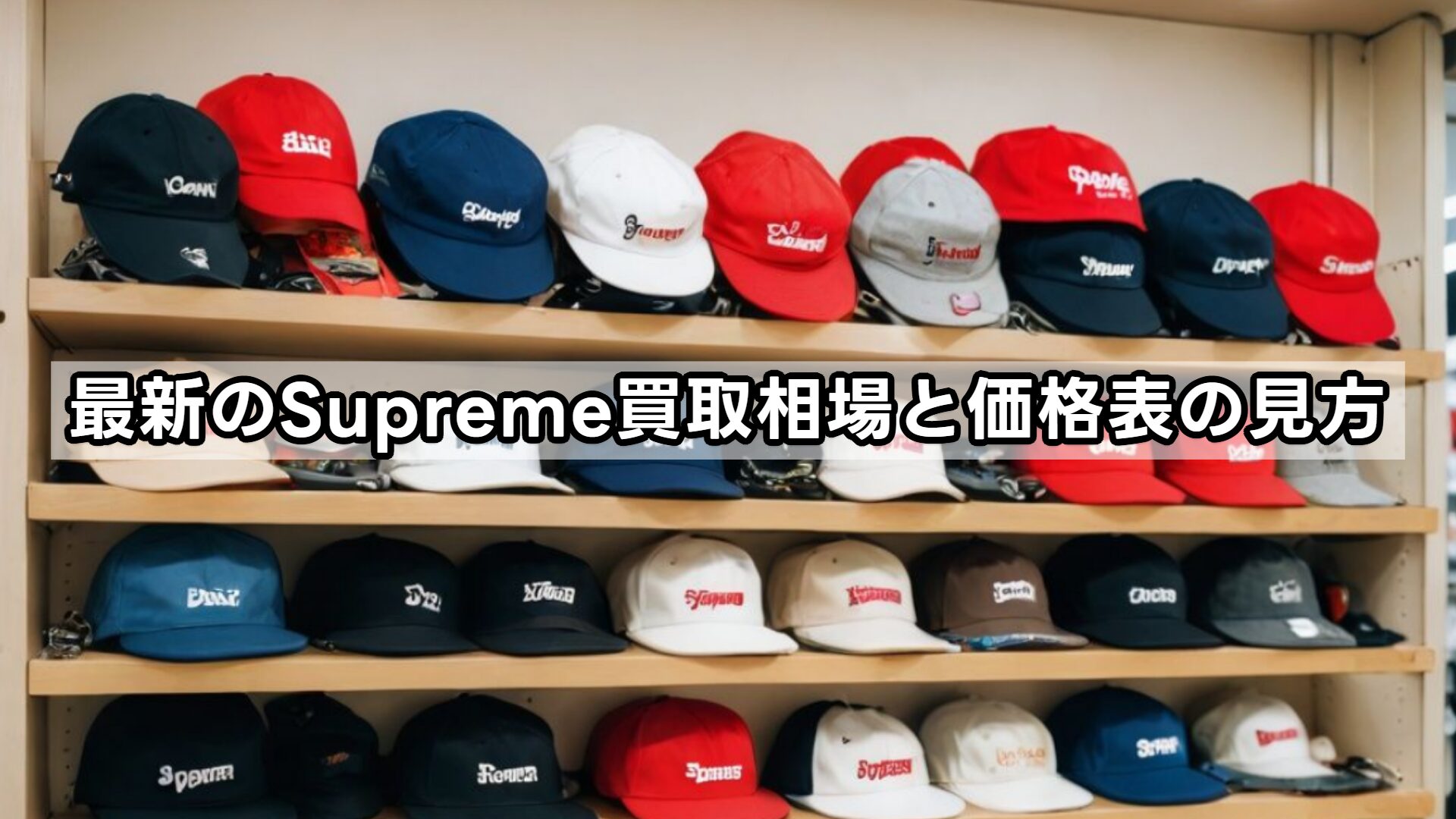 最新のSupreme買取相場と価格表の見方