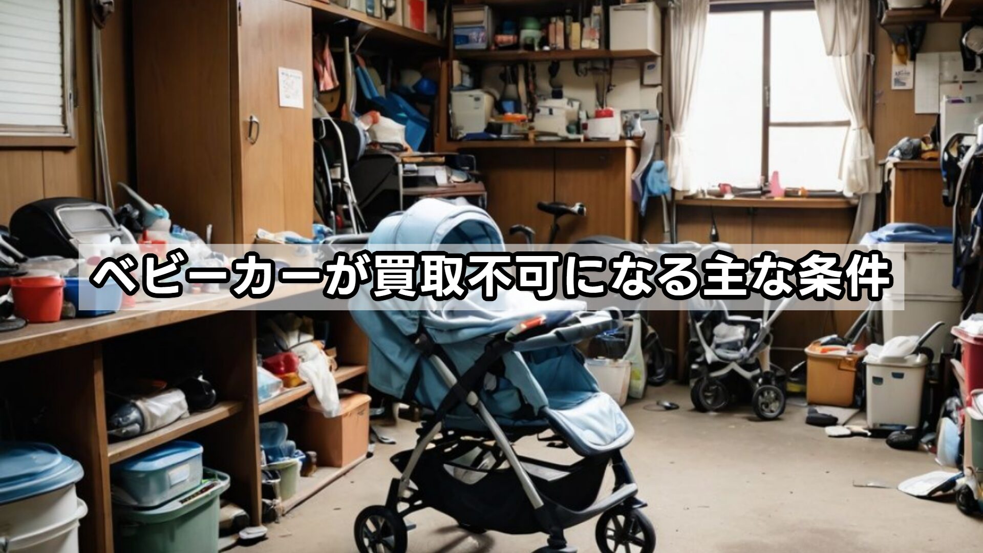 ベビーカーが買取不可になる主な条件