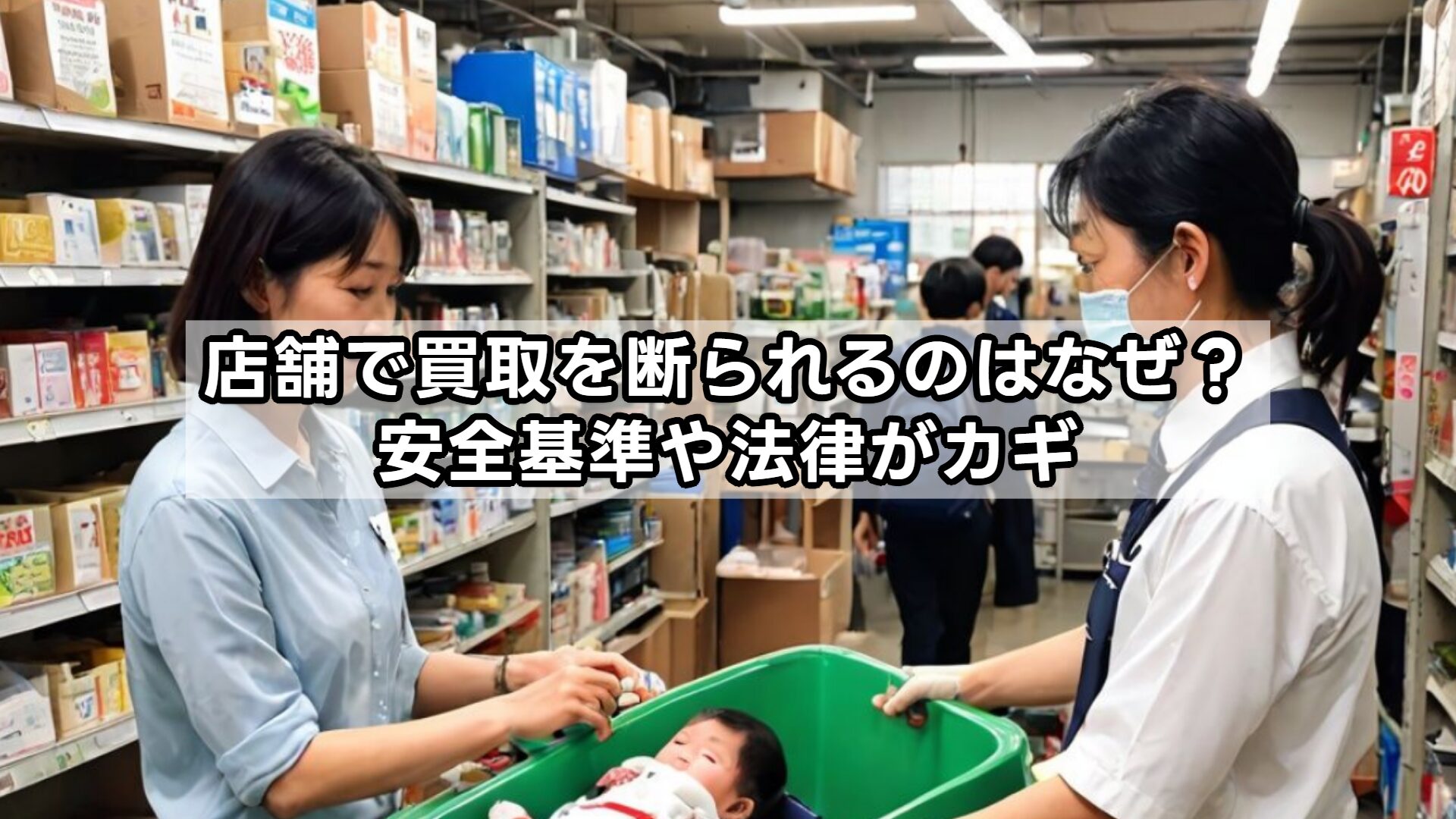 店舗で買取を断られるのはなぜ？安全基準や法律がカギ