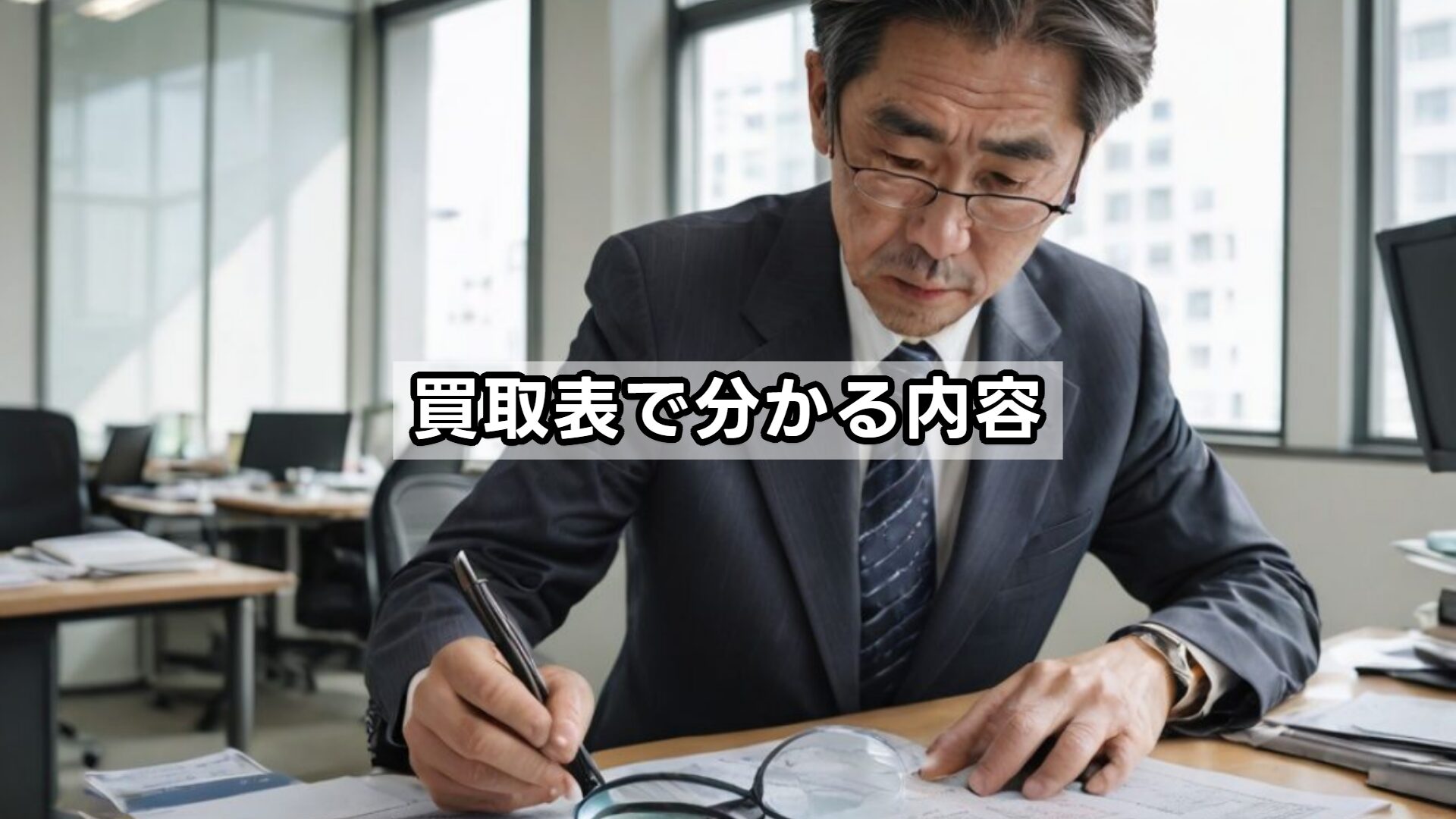買取表で分かる内容