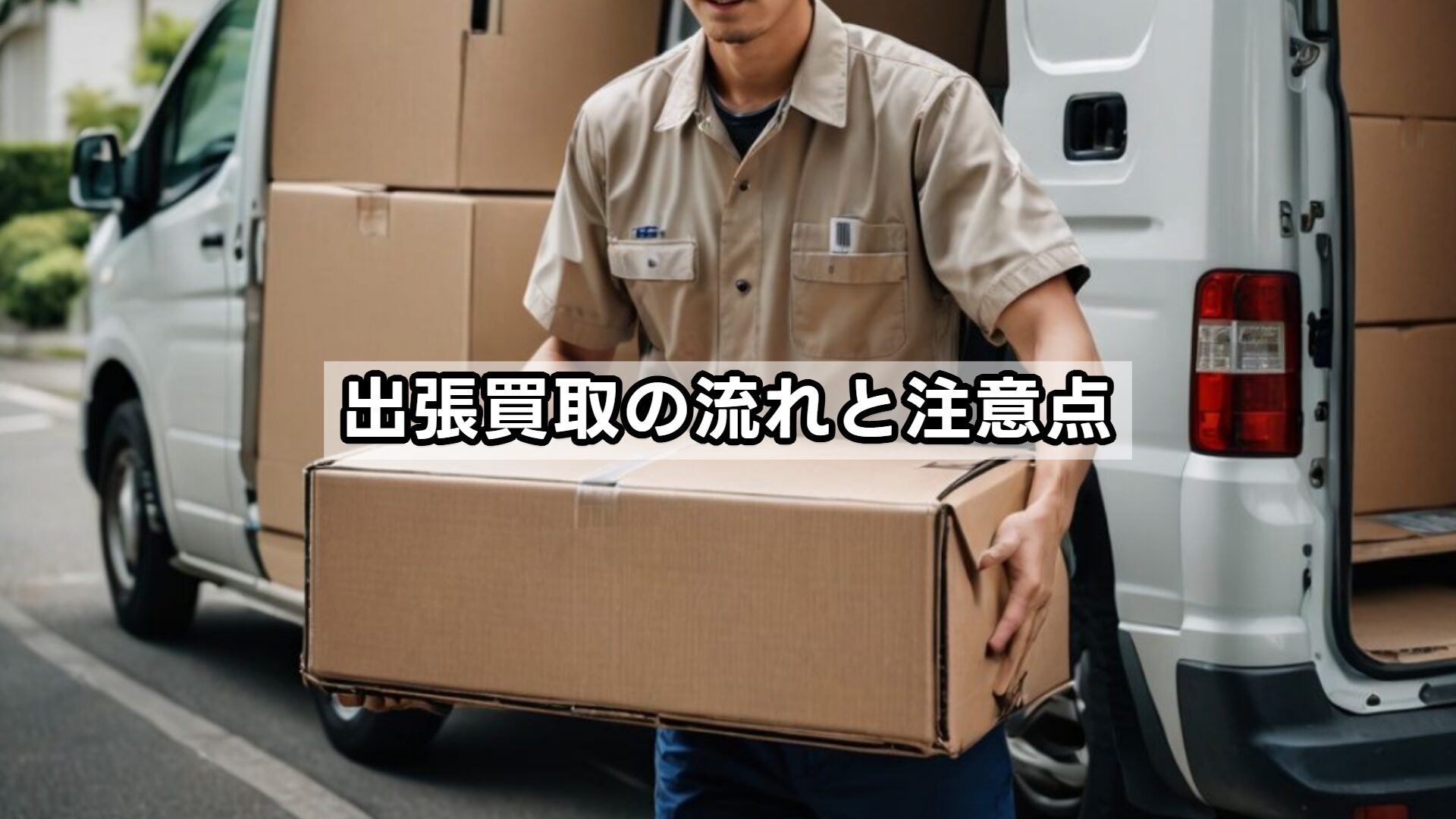 出張買取の流れと注意点