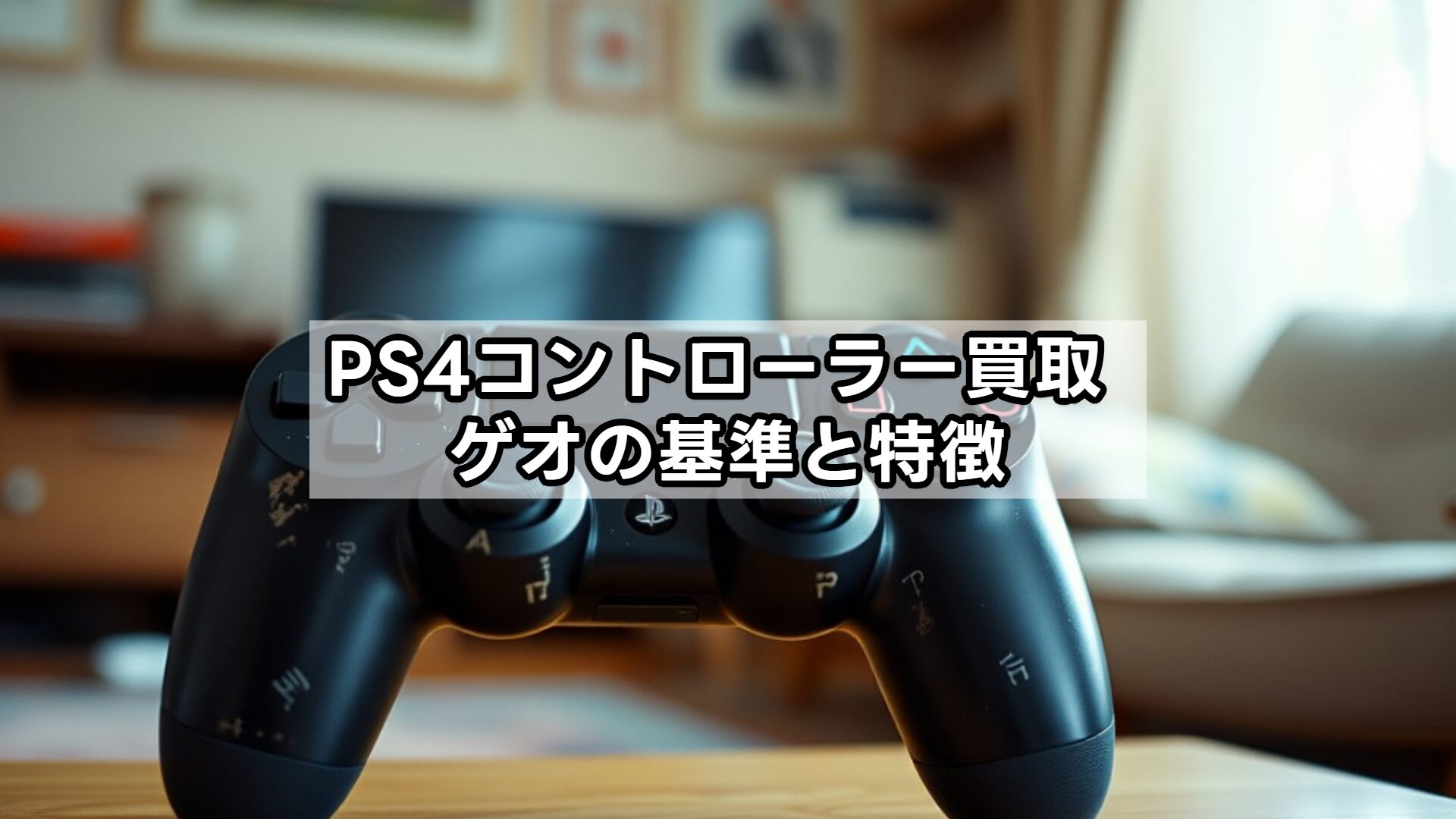 PS4コントローラー買取 ゲオの基準と特徴