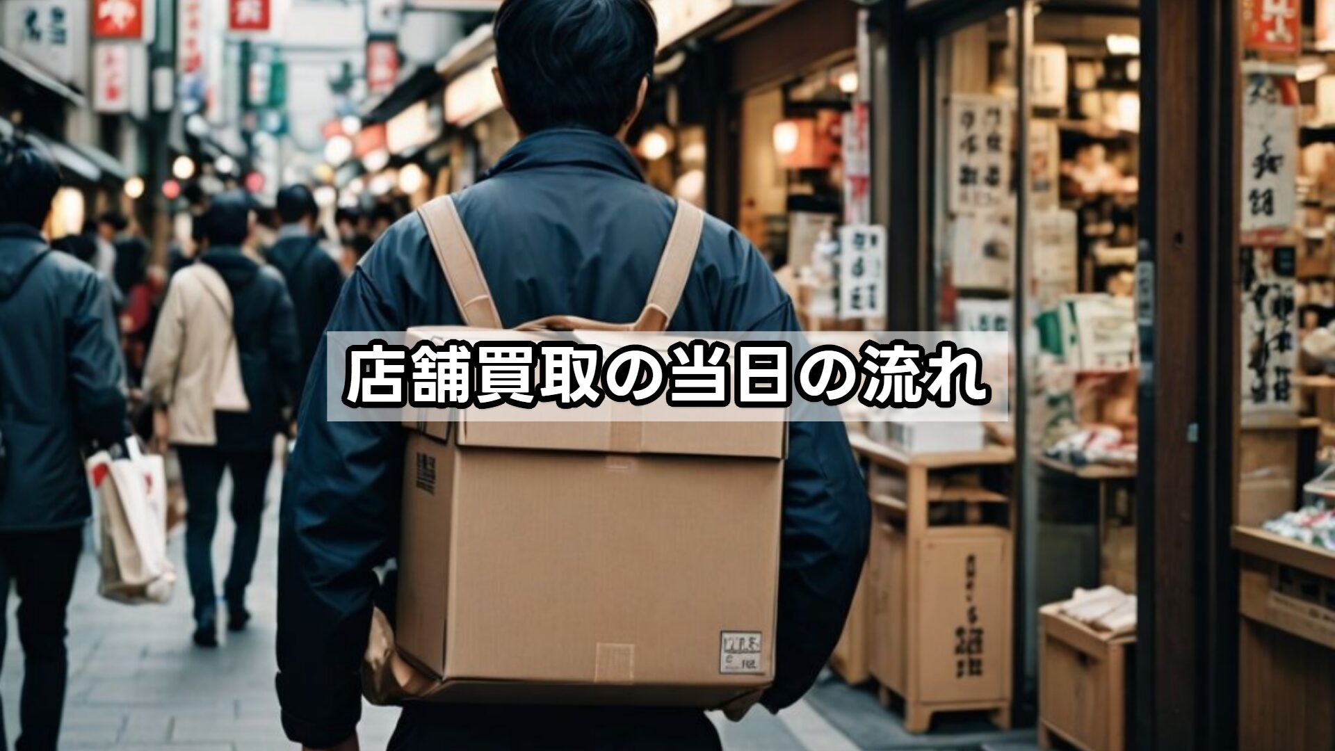 店舗買取の当日の流れ