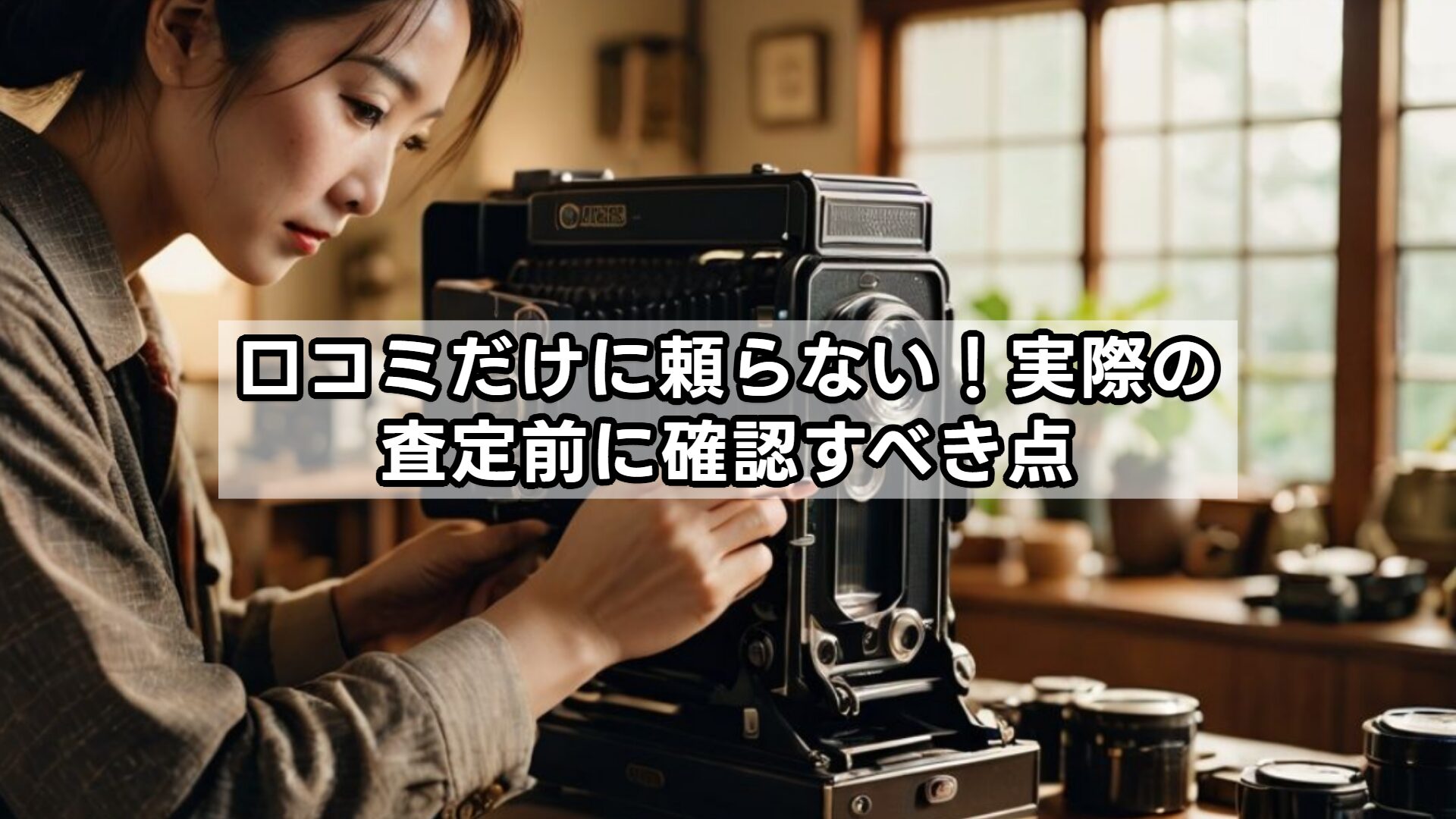 口コミだけに頼らない！実際の査定前に確認すべき点