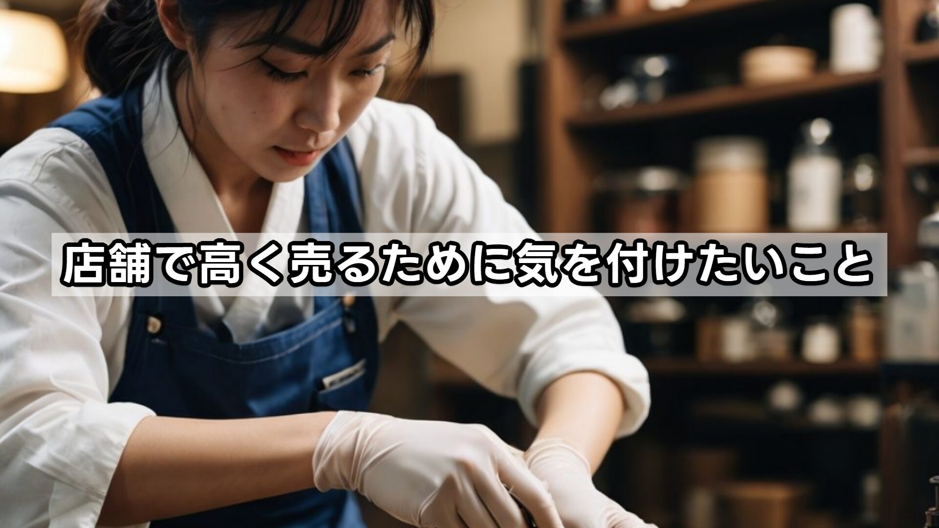 店舗で高く売るために気を付けたいこと
