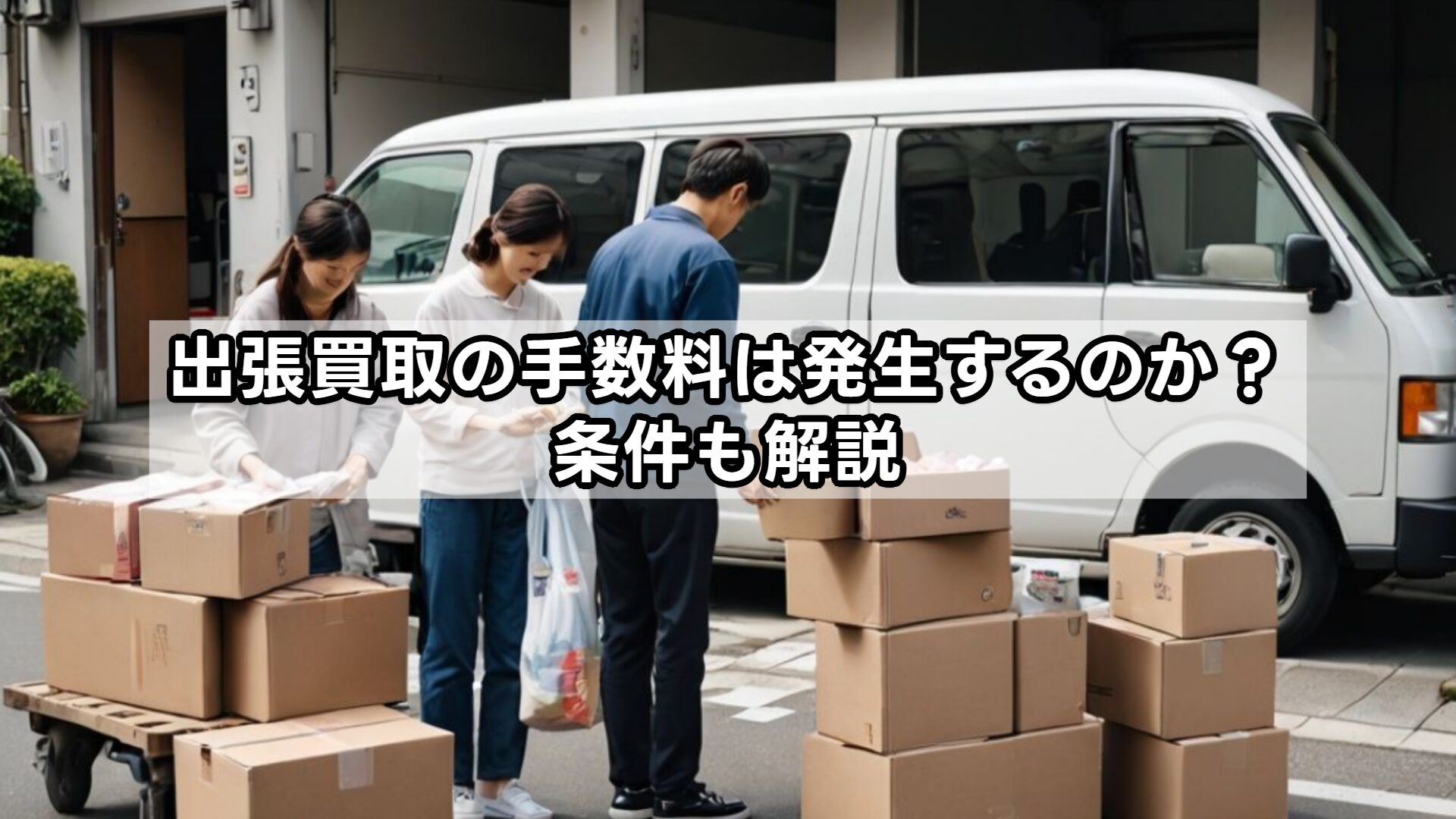 出張買取の手数料は発生するのか？条件も解説