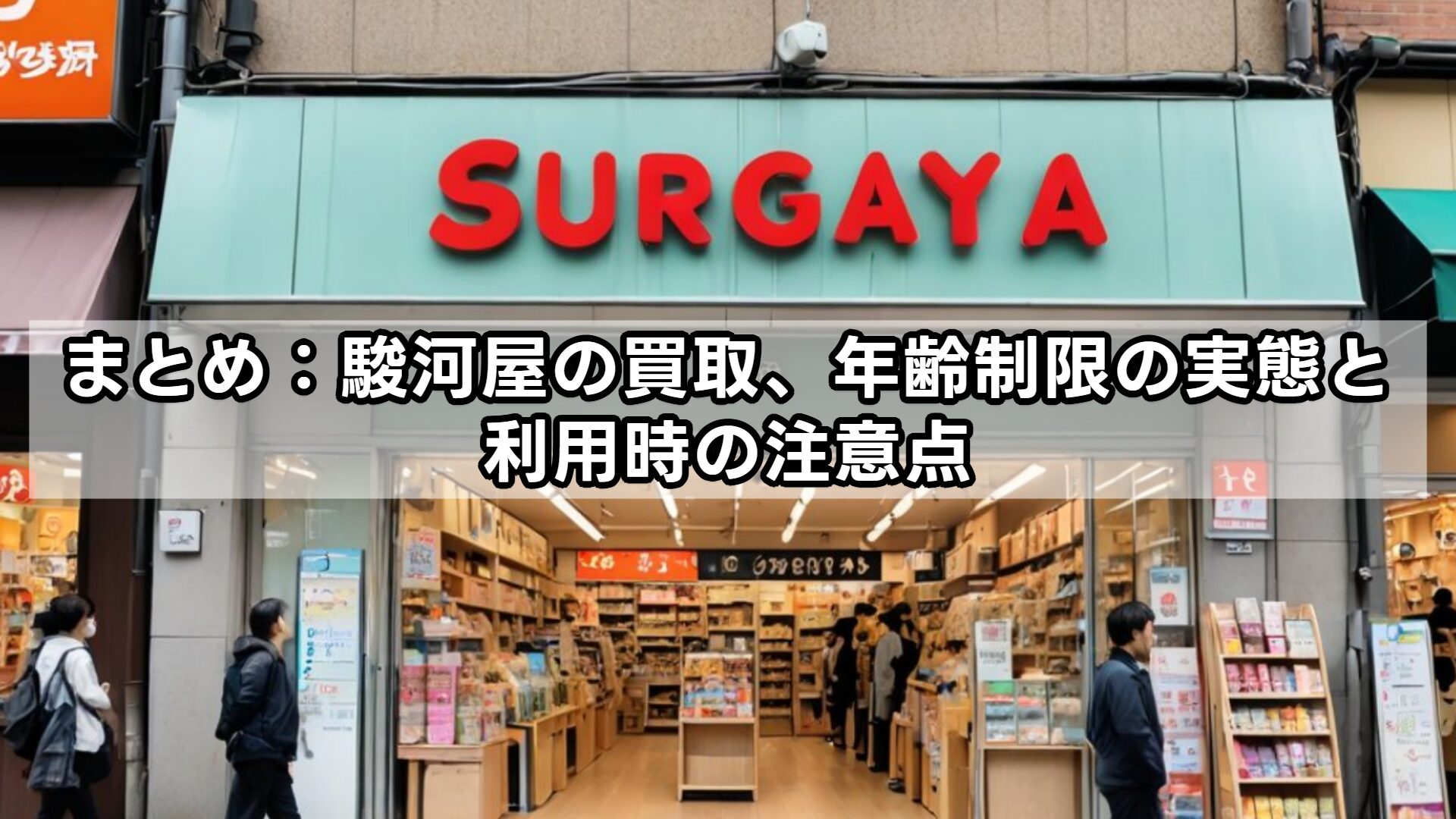 まとめ：駿河屋の買取、年齢制限の実態と利用時の注意点