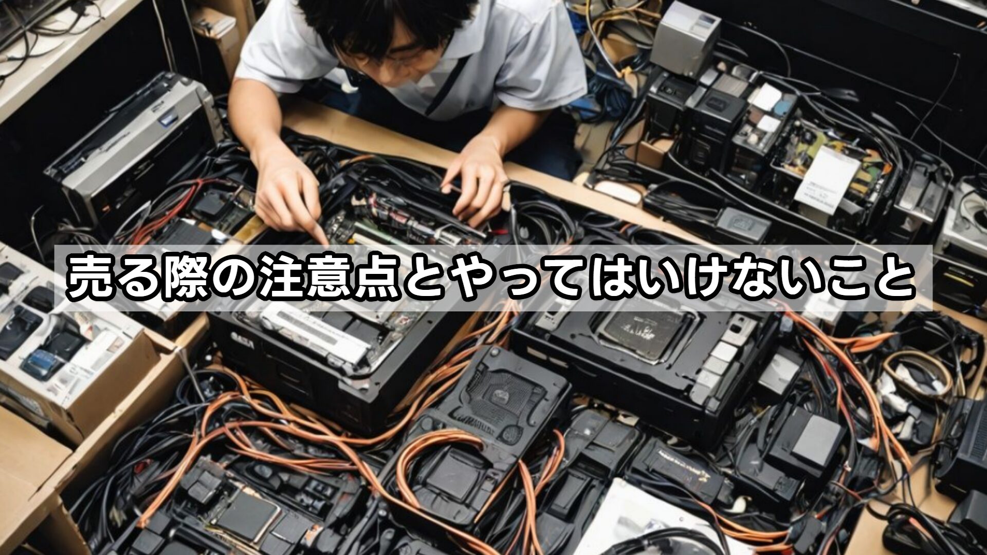 売る際の注意点とやってはいけないこと
