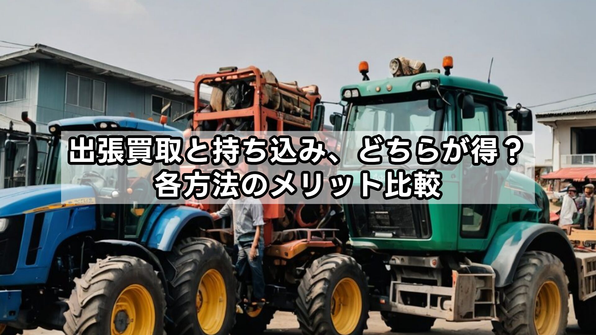 出張買取と持ち込み、どちらが得？各方法のメリット比較