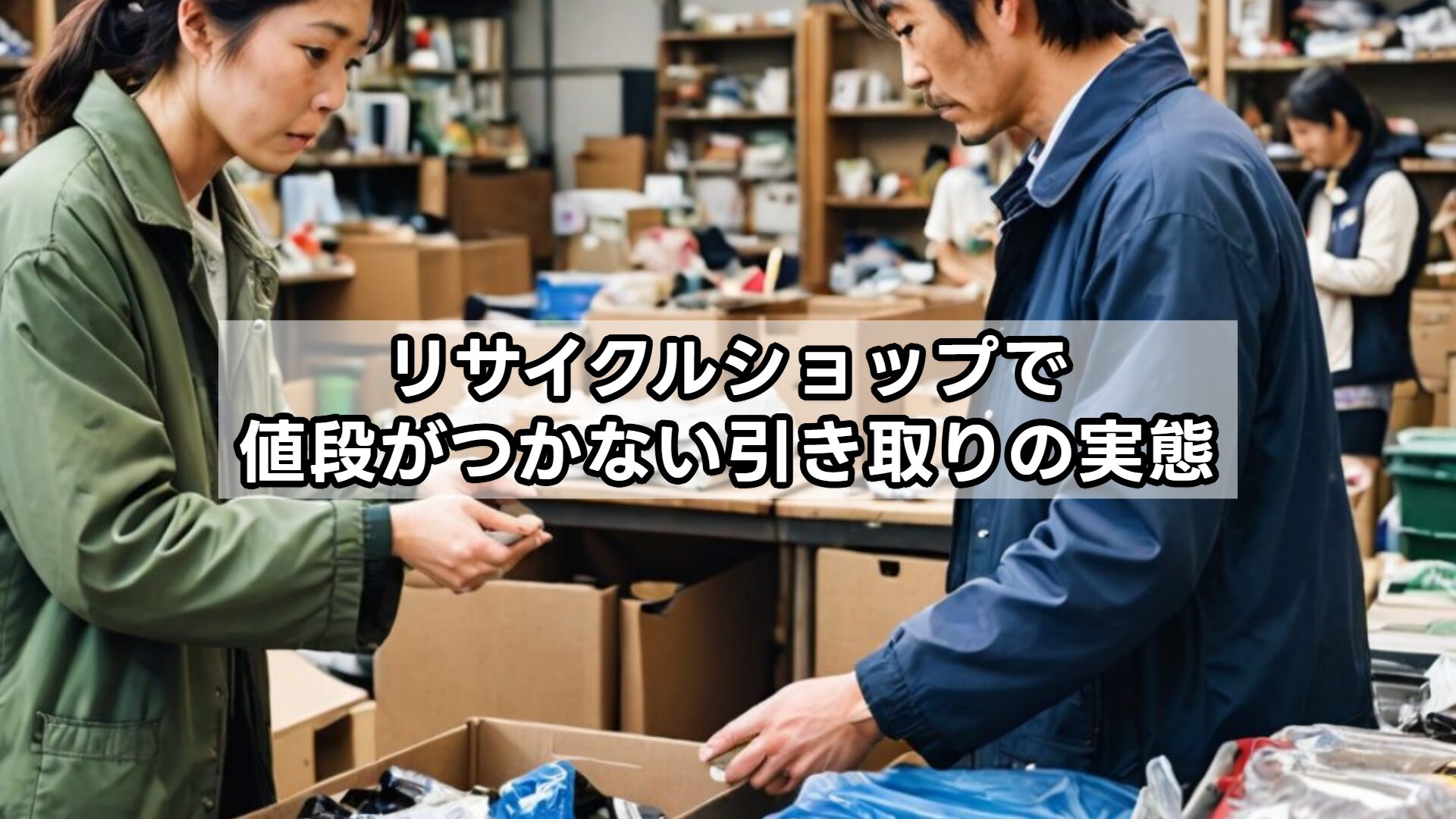 リサイクルショップで値段がつかない引き取りの実態