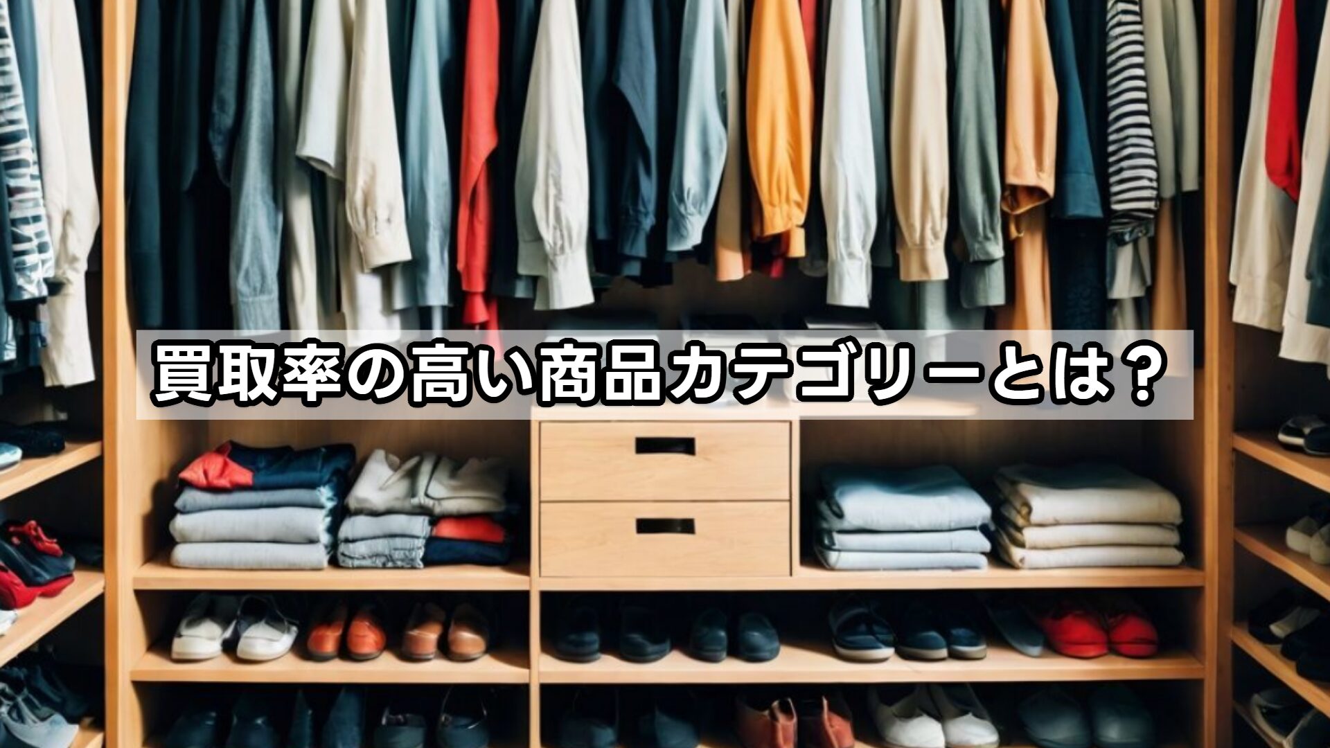 買取率の高い商品カテゴリーとは？