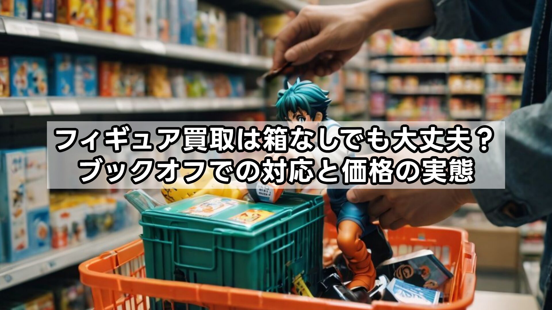 フィギュア買取は箱なしでも大丈夫？ブックオフでの対応と価格の実態