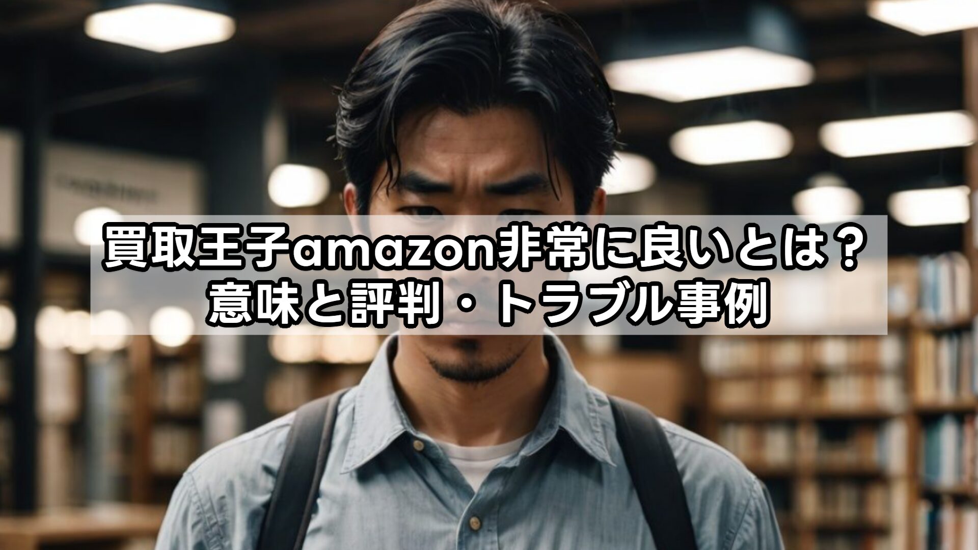 買取王子amazon非常に良いとは？意味と評判・トラブル事例