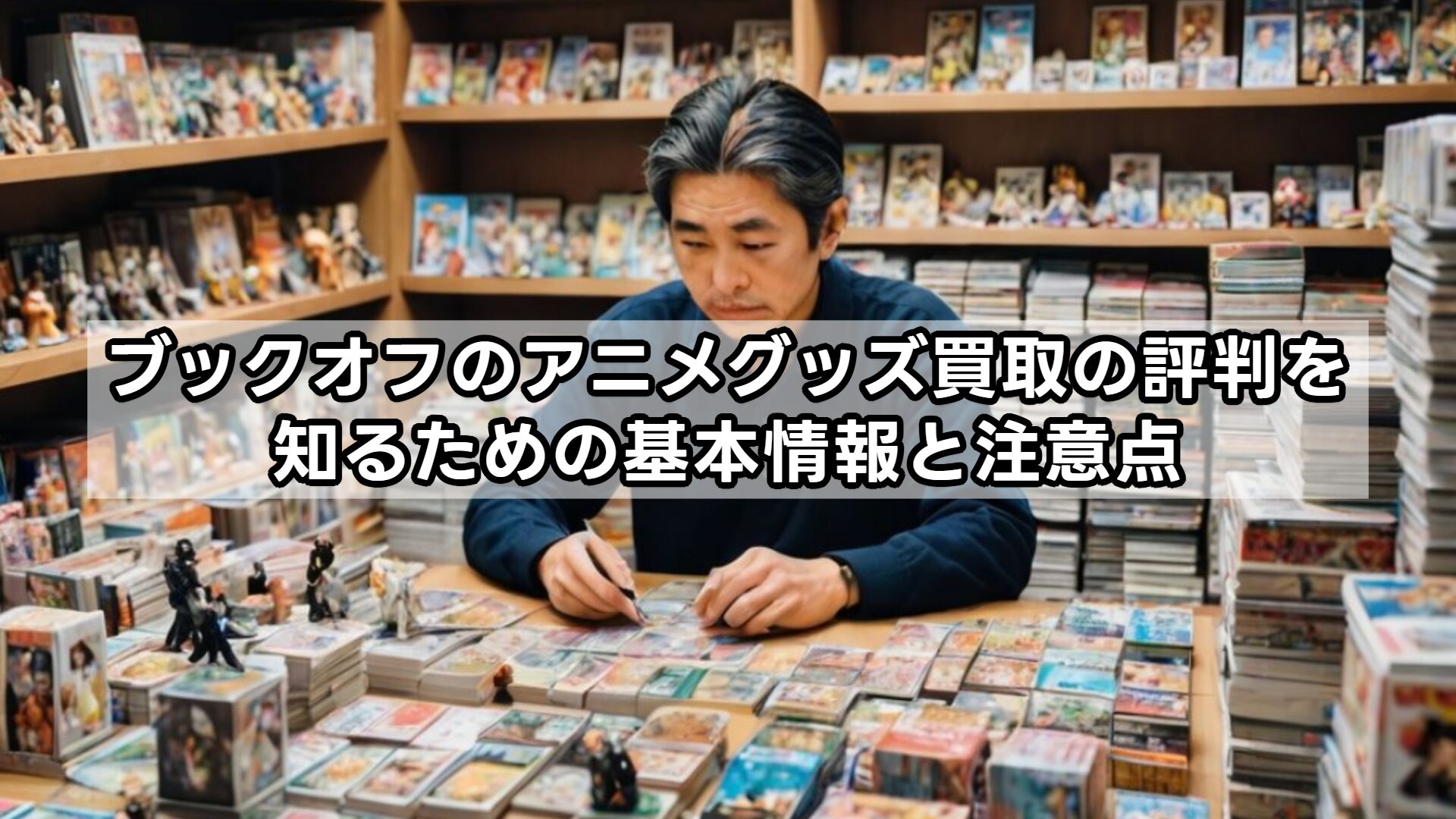 ブックオフのアニメグッズ買取の評判を知るための基本情報と注意点