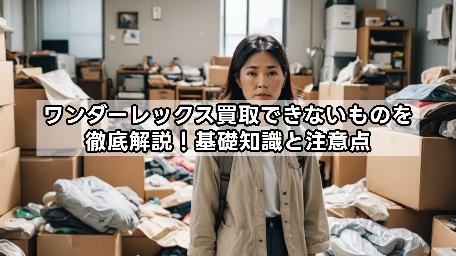 ワンダーレックス買取できないものを徹底解説！基礎知識と注意点
