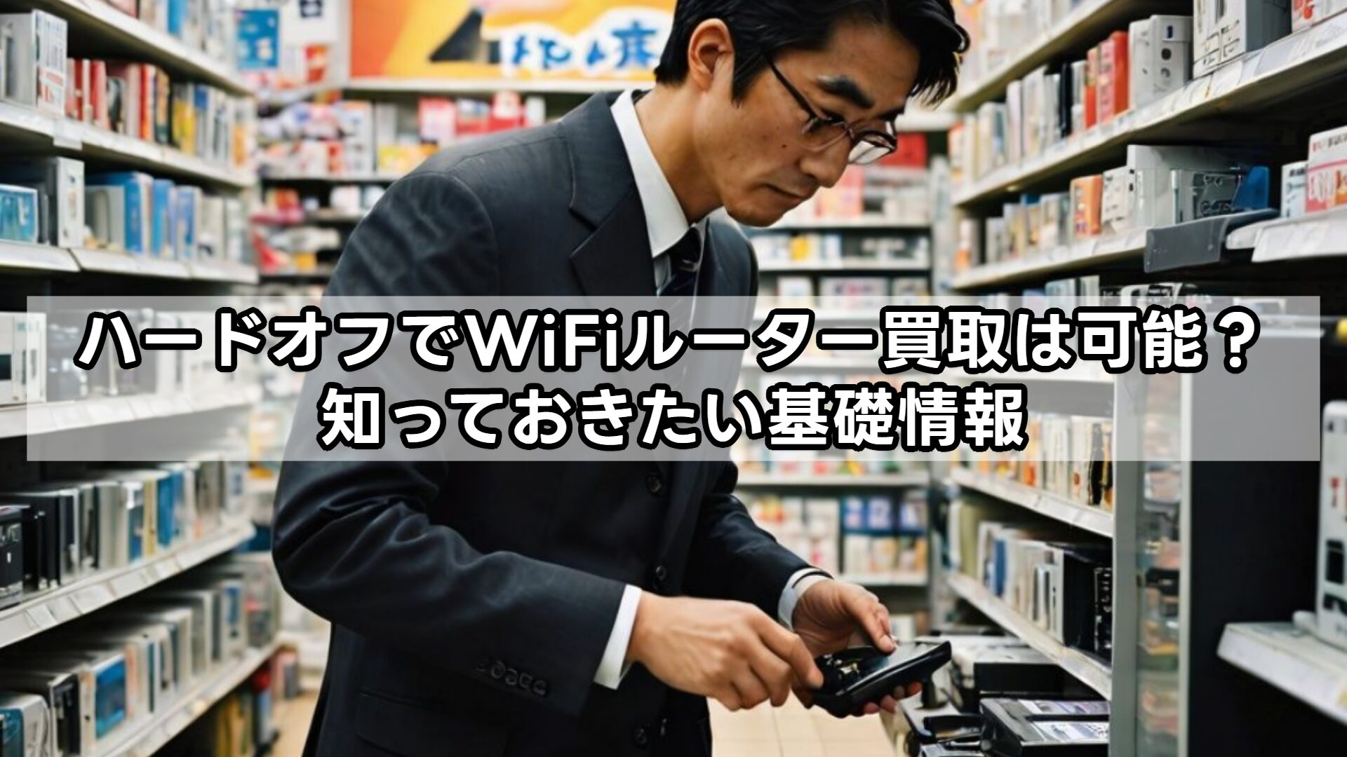 ハードオフでWiFiルーター買取は可能？知っておきたい基礎情報