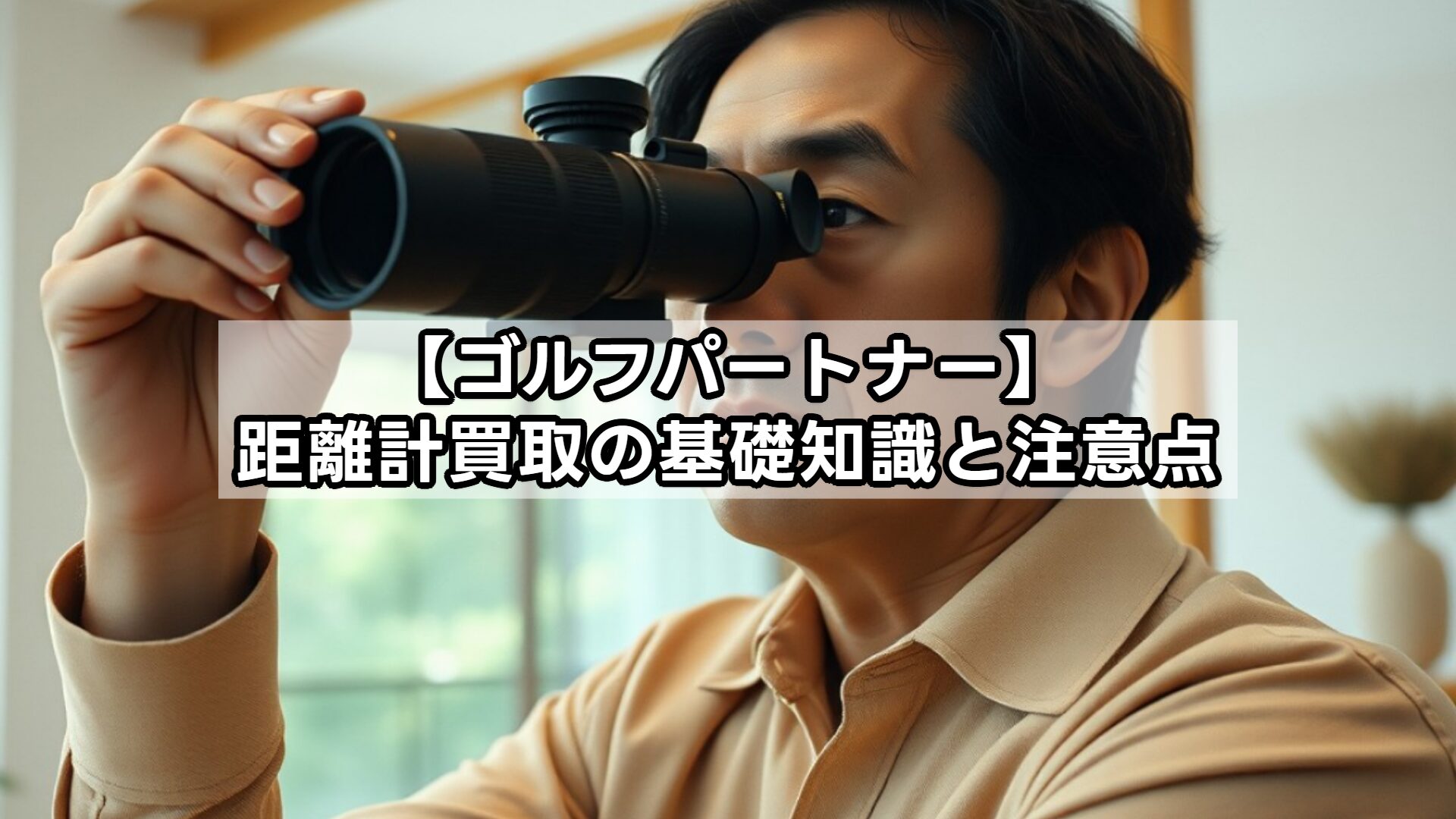 【ゴルフパートナー】距離計買取の基礎知識と注意点