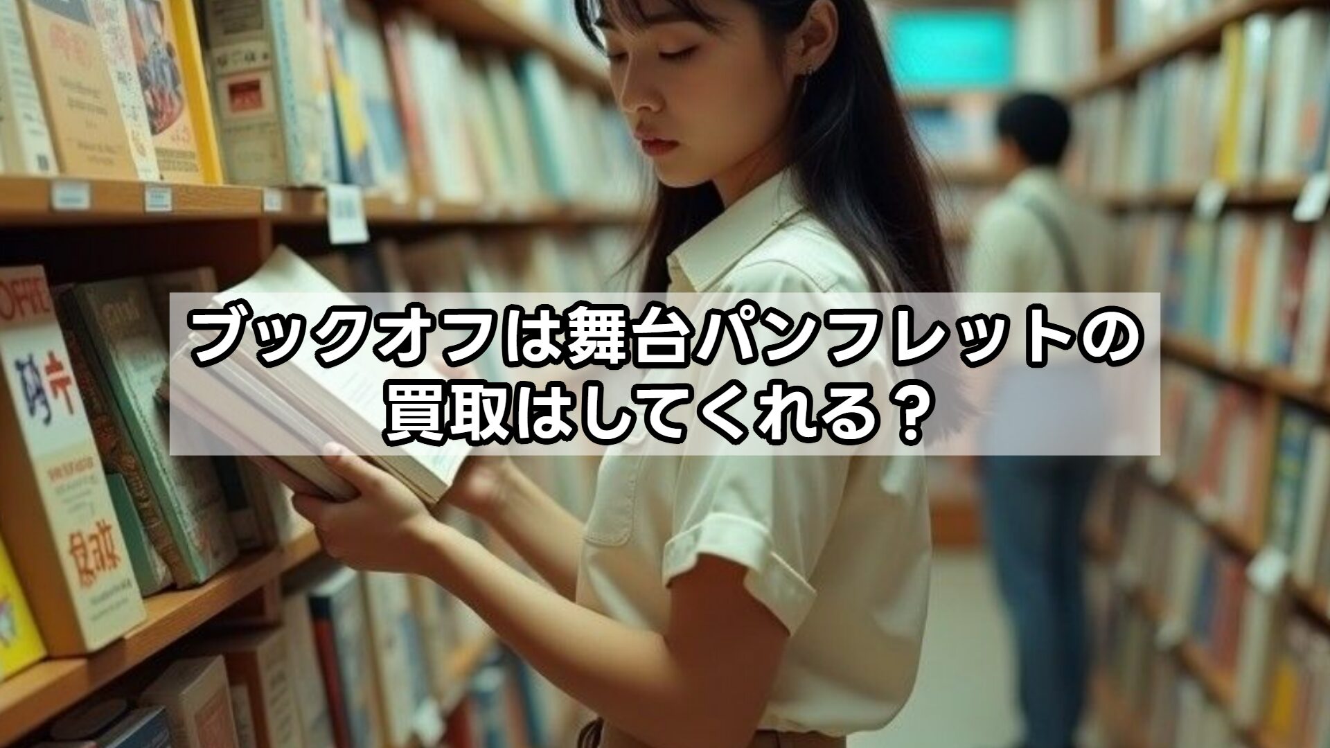 ブックオフは舞台パンフレットの買取はしてくれる？