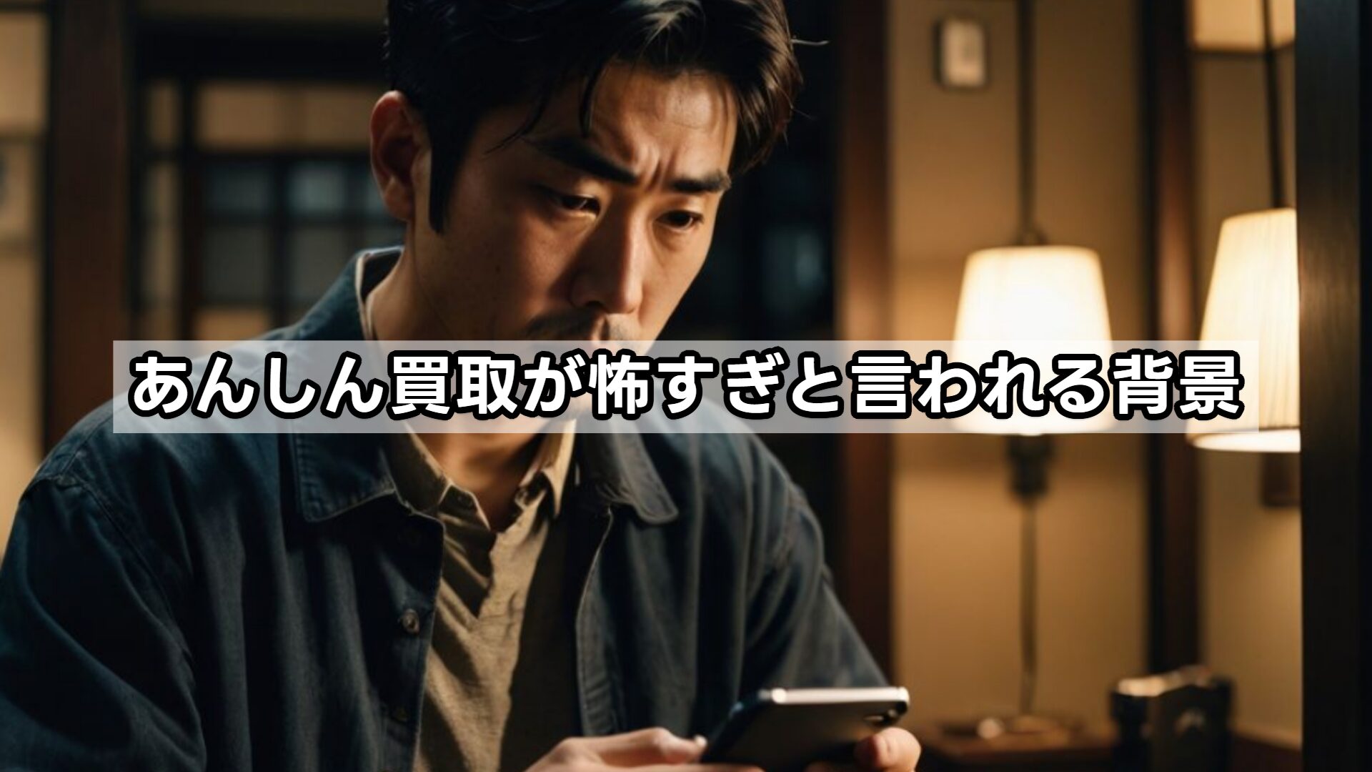 あんしん買取が怖すぎと言われる背景