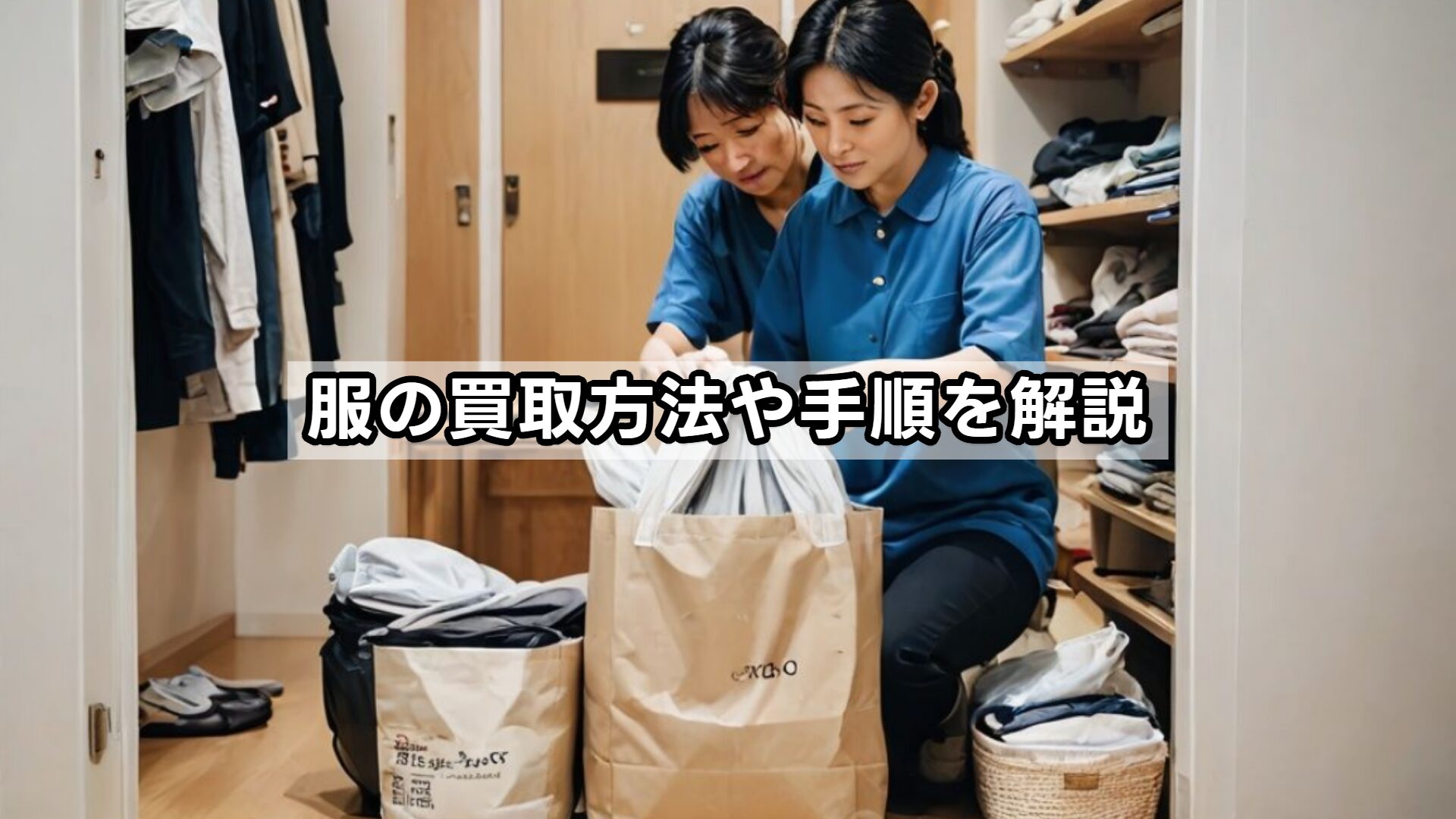 服の買取方法や手順を解説