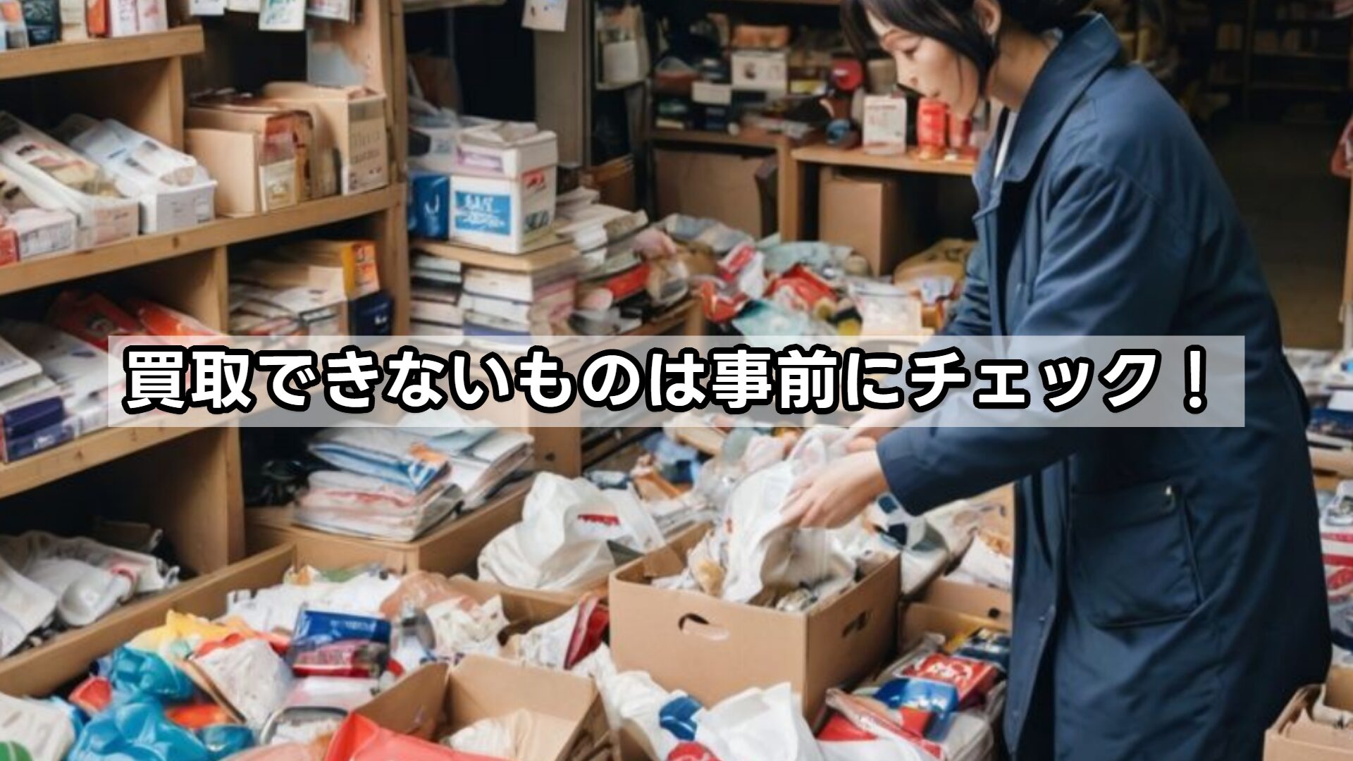 買取できないものは事前にチェック！