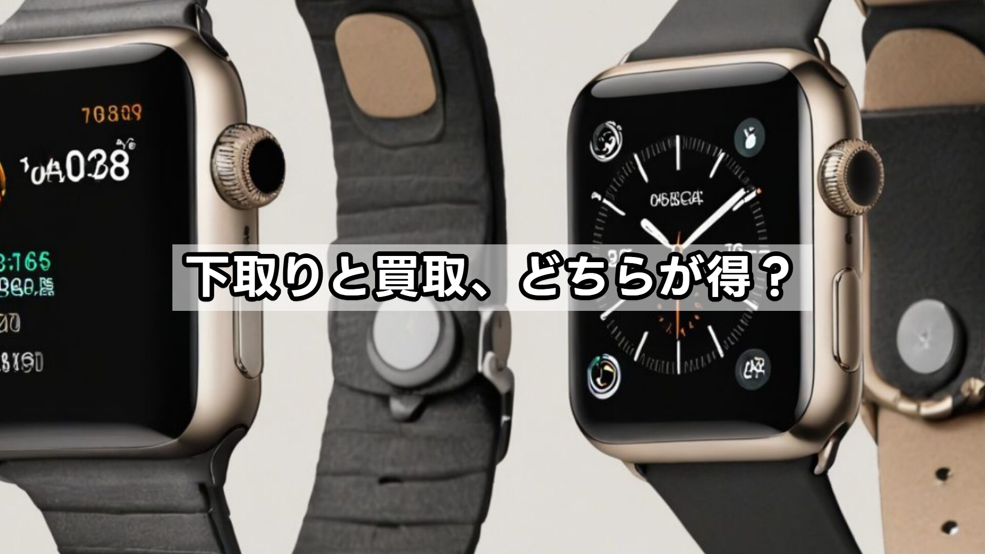 下取りと買取、どちらが得？