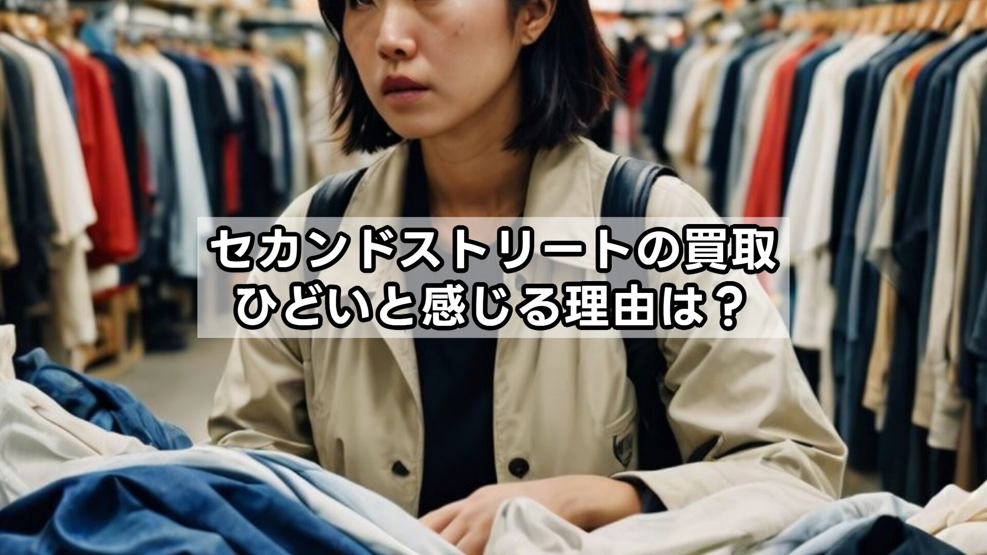セカンドストリートの買取、ひどいと感じる理由は？