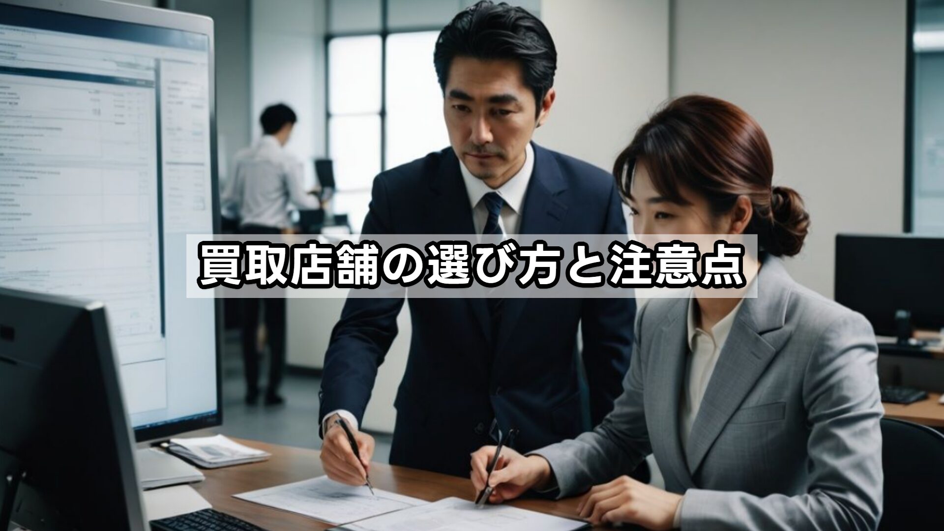 買取店舗の選び方と注意点