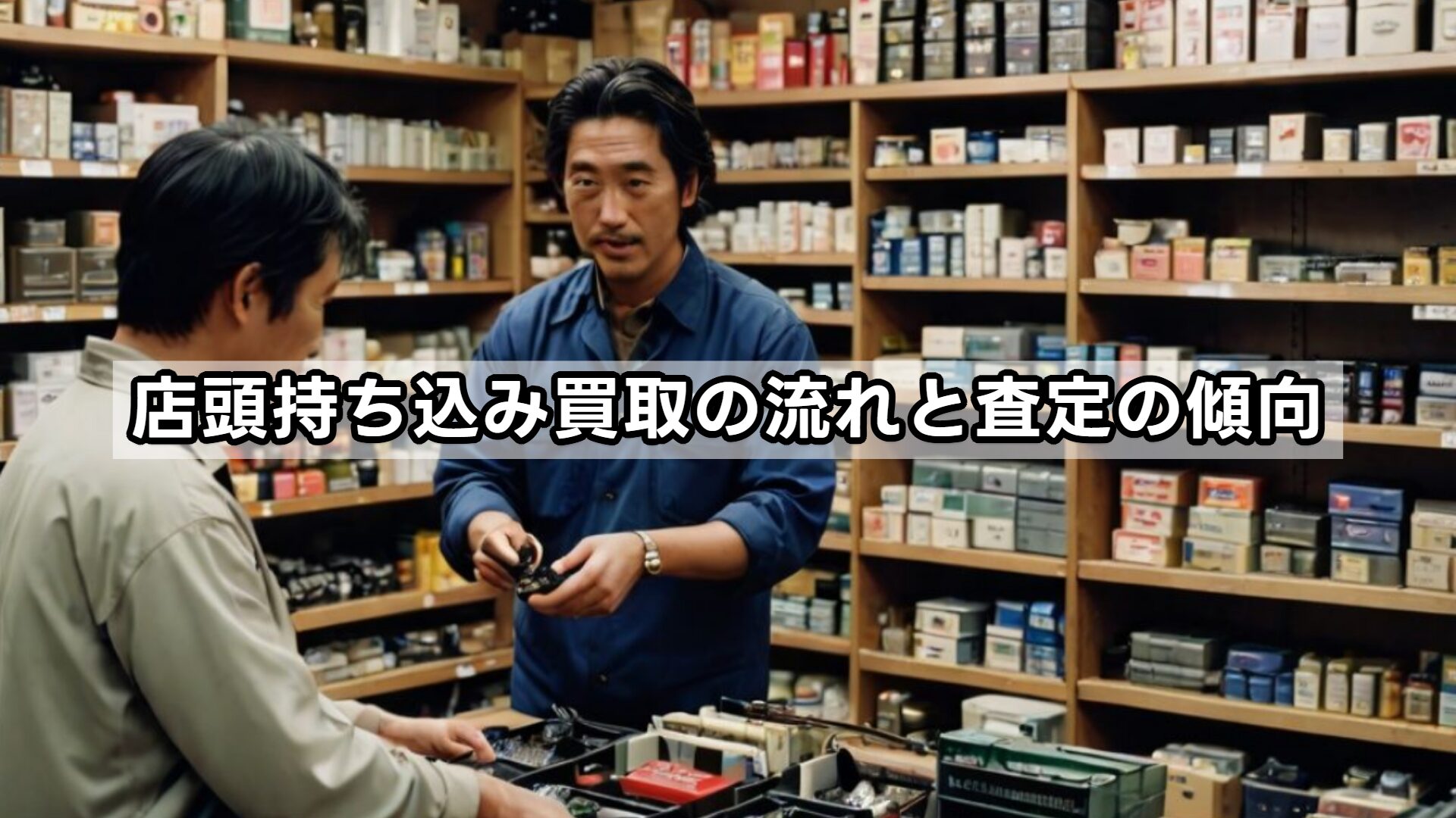 店頭持ち込み買取の流れと査定の傾向