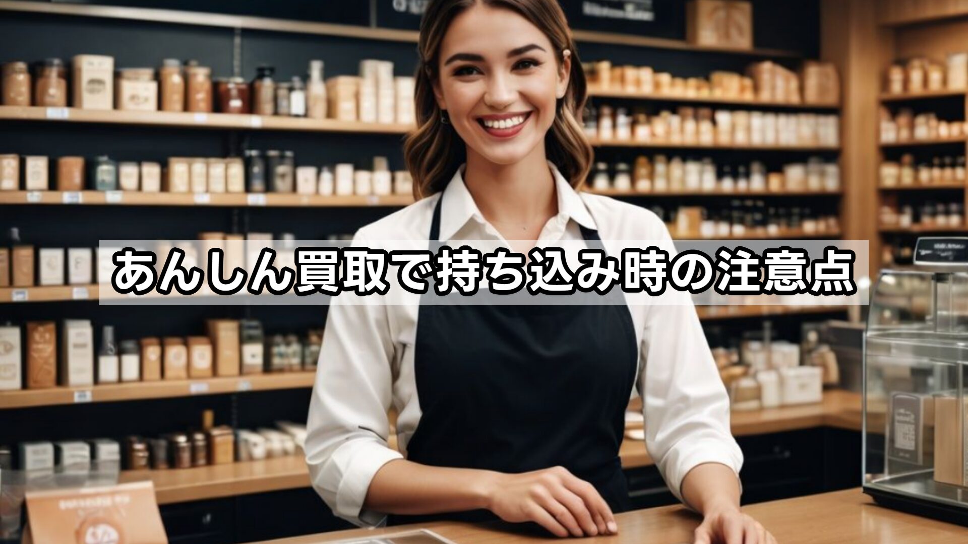あんしん買取で持ち込む時の注意点