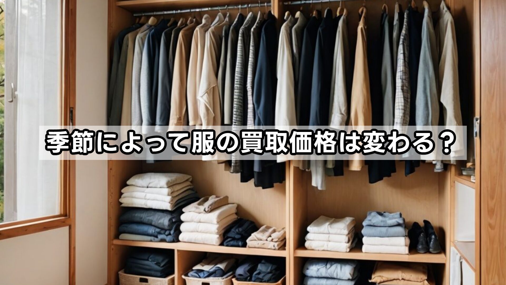 季節によって服の買取価格は変わる？