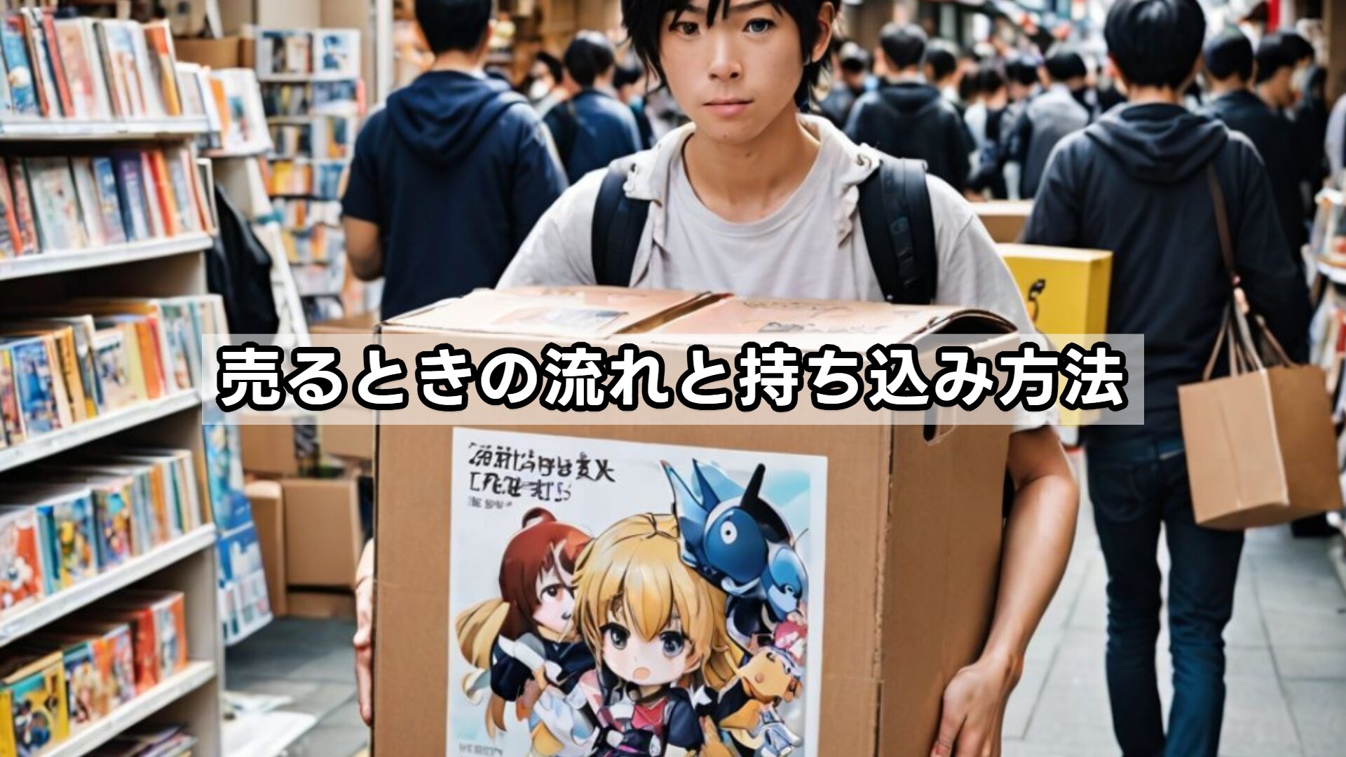 売るときの流れと持ち込み方法