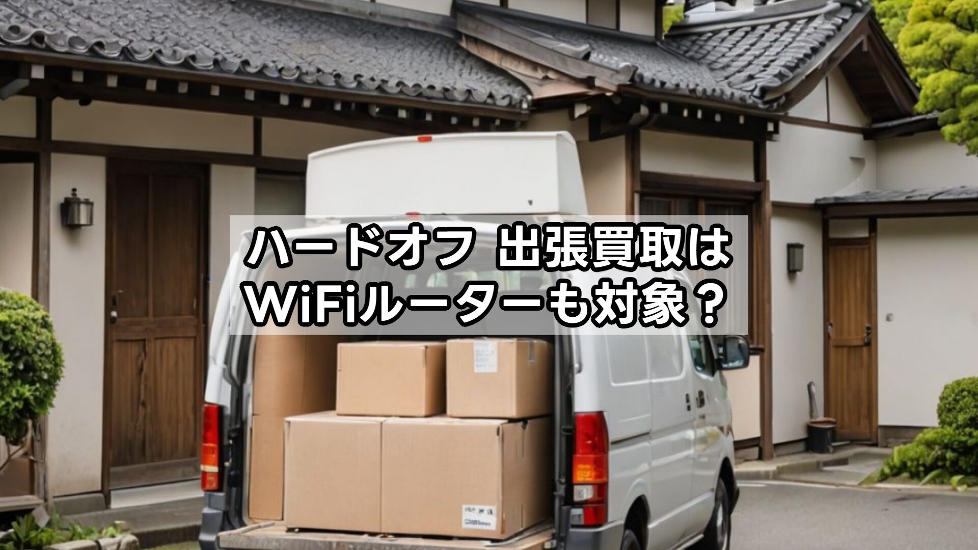 ハードオフ 出張買取はWiFiルーターも対象？