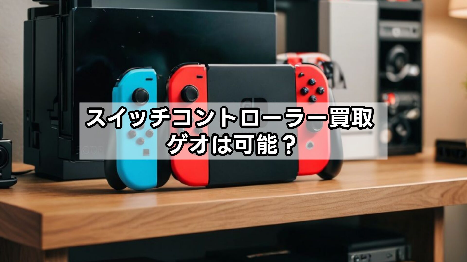 スイッチコントローラー買取 ゲオは可能？