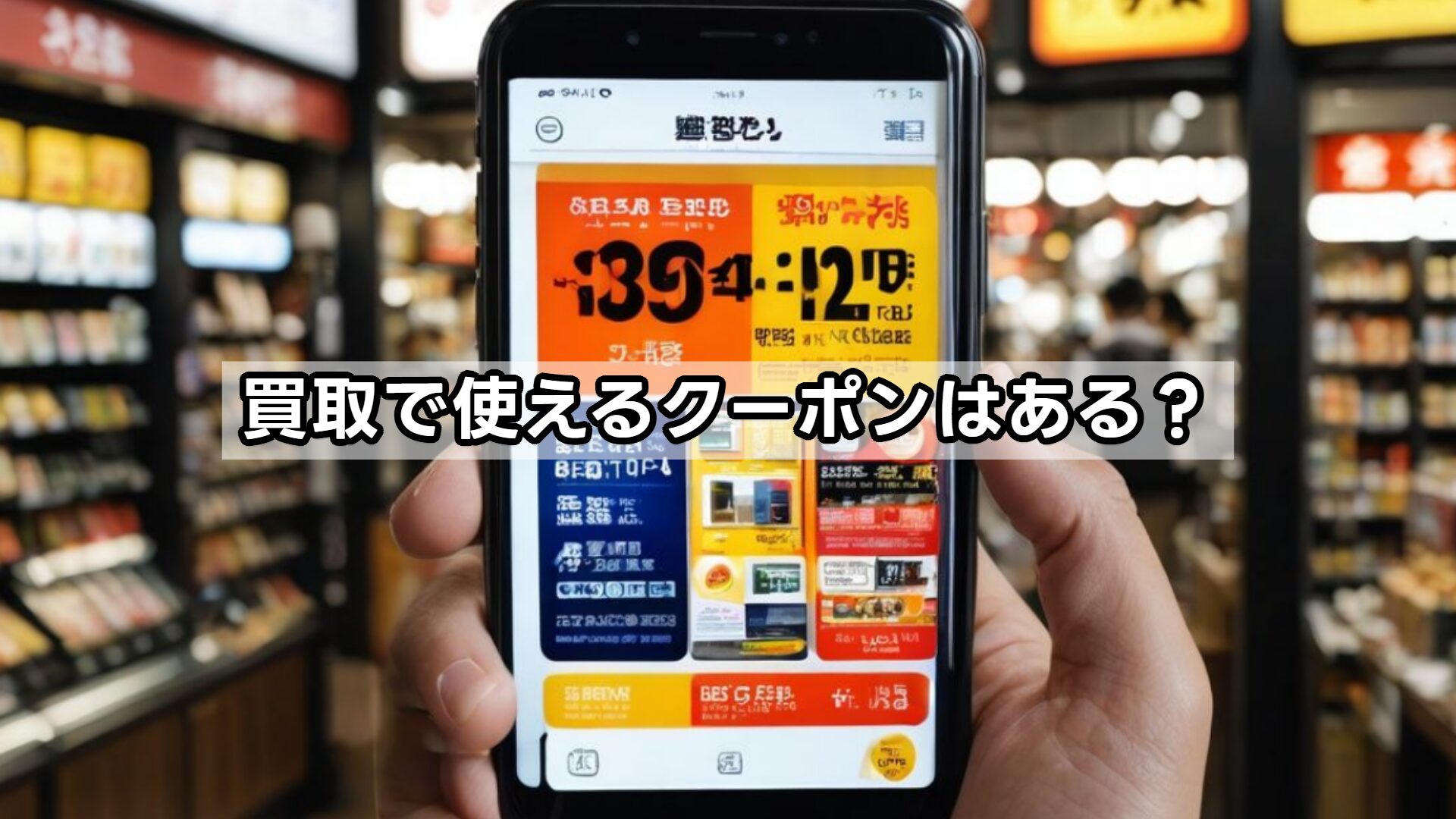 買取で使えるクーポンはある？