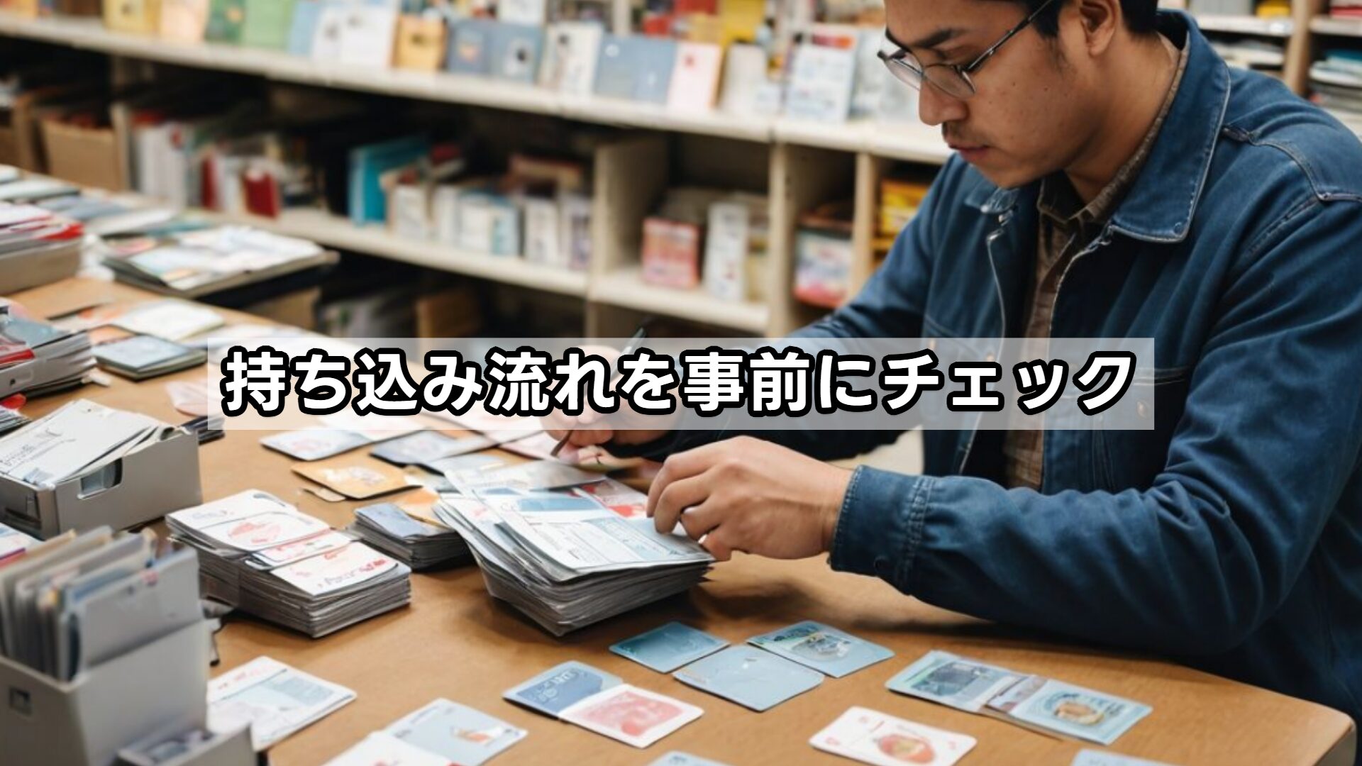 持ち込み流れを事前にチェック