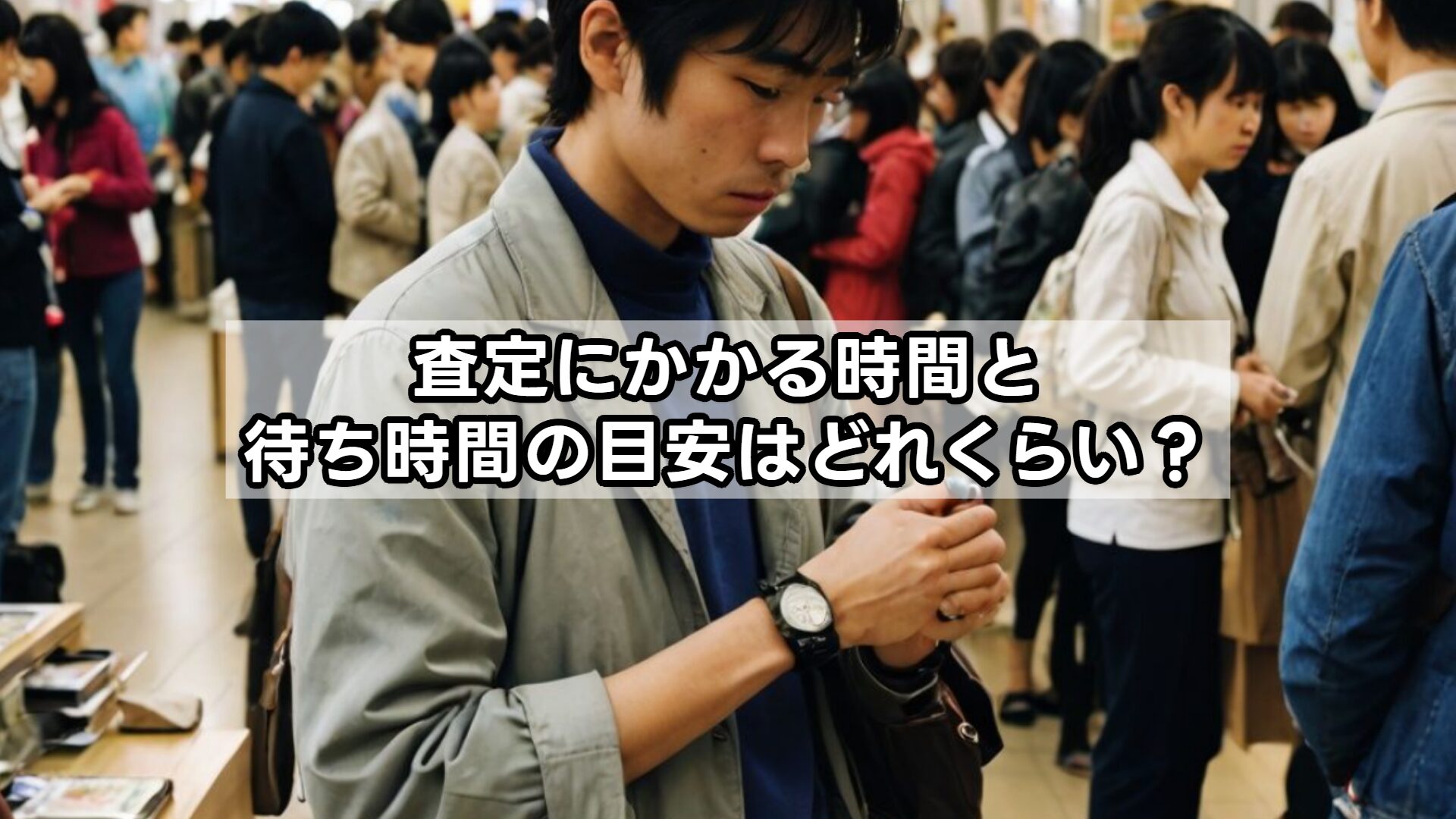 査定にかかる時間と待ち時間の目安はどれくらい？