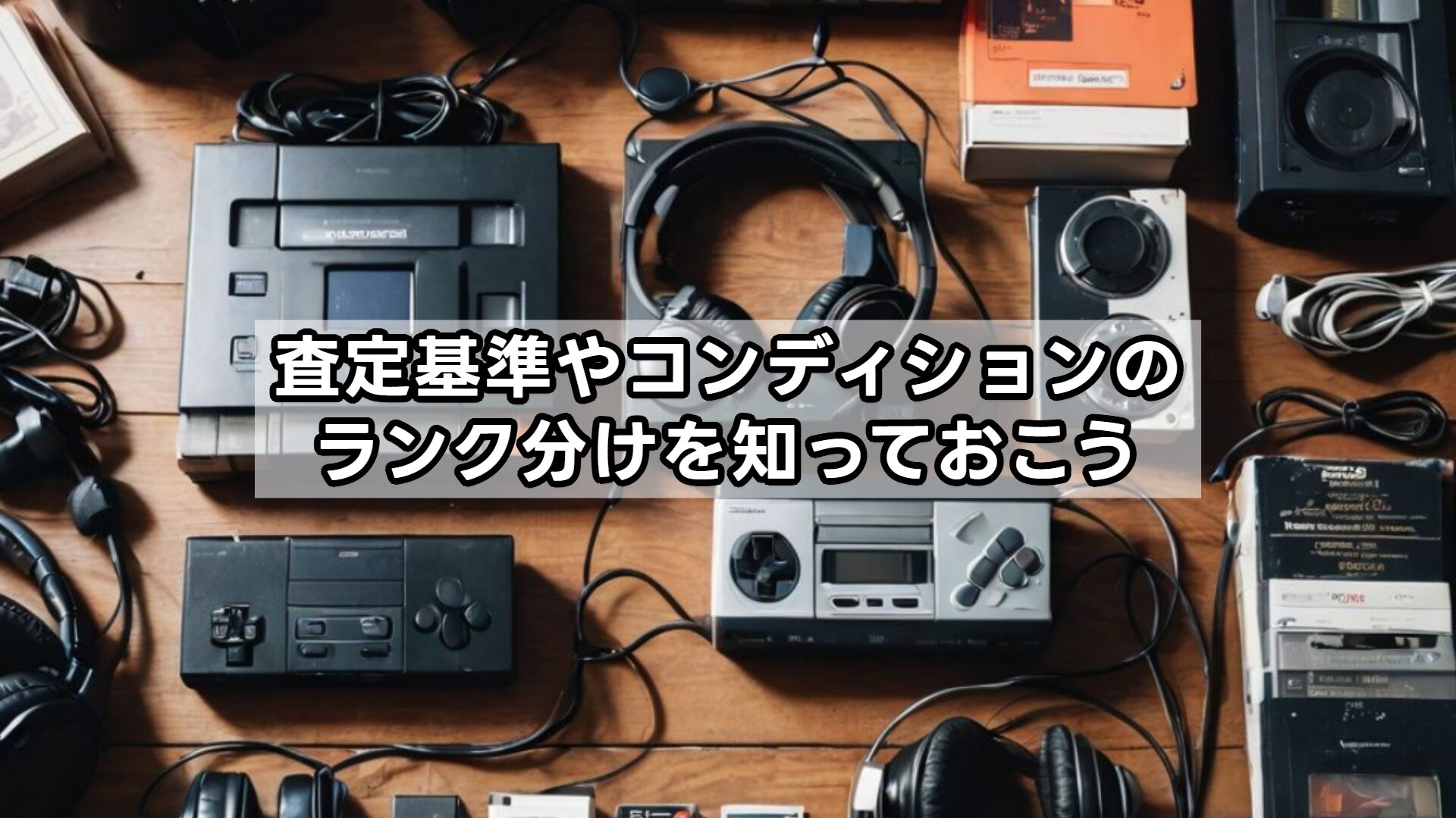 査定基準やコンディションのランク分けを知っておこう