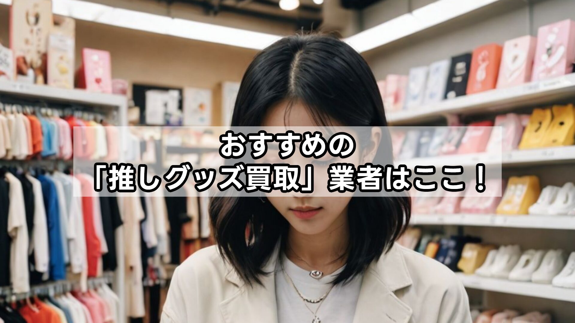 おすすめの「推しグッズ買取」業者はここ！